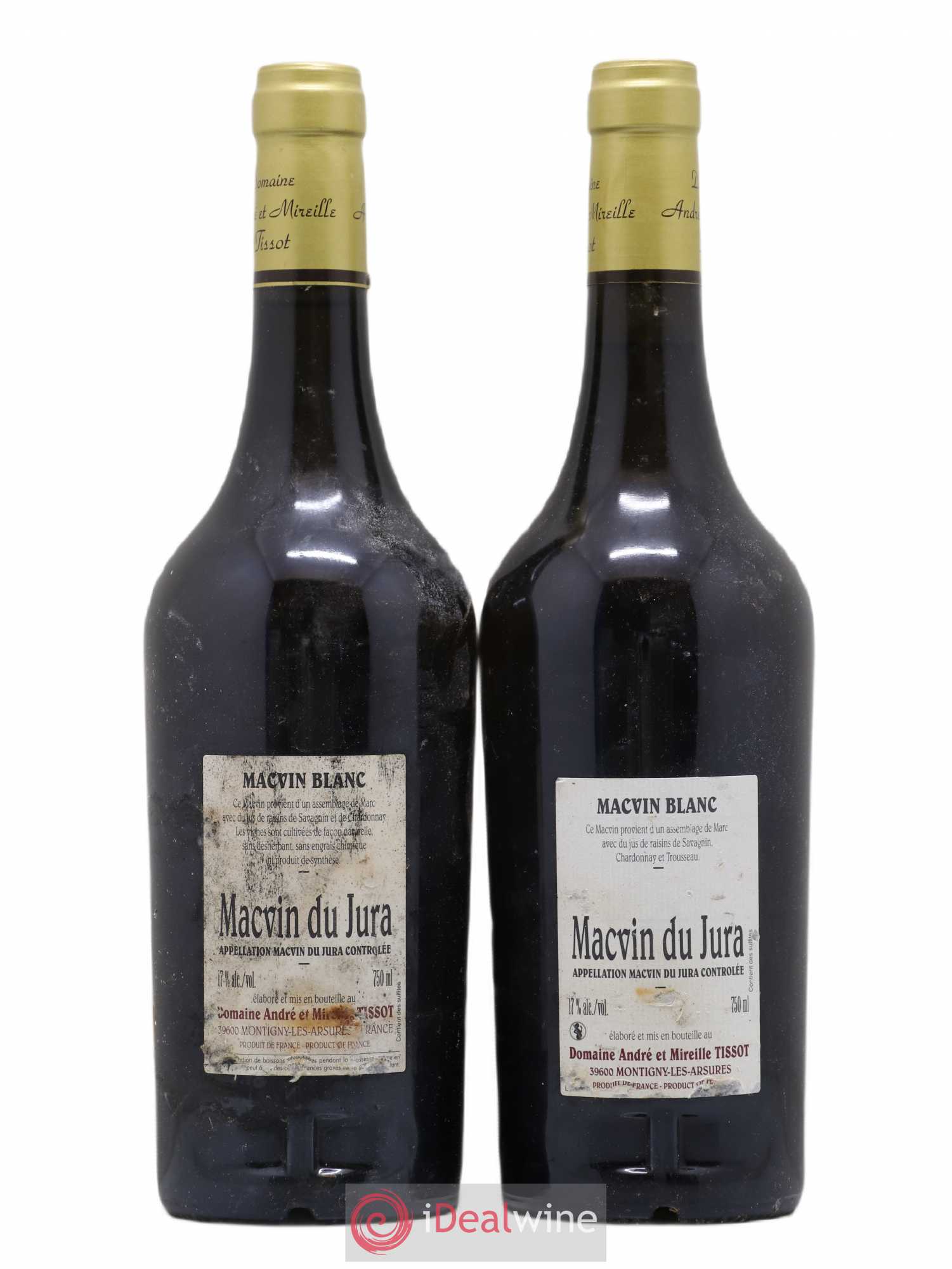 Macvin du Jura Bénédicte et Stéphane Tissot - Lot de 2 bouteilles - 1