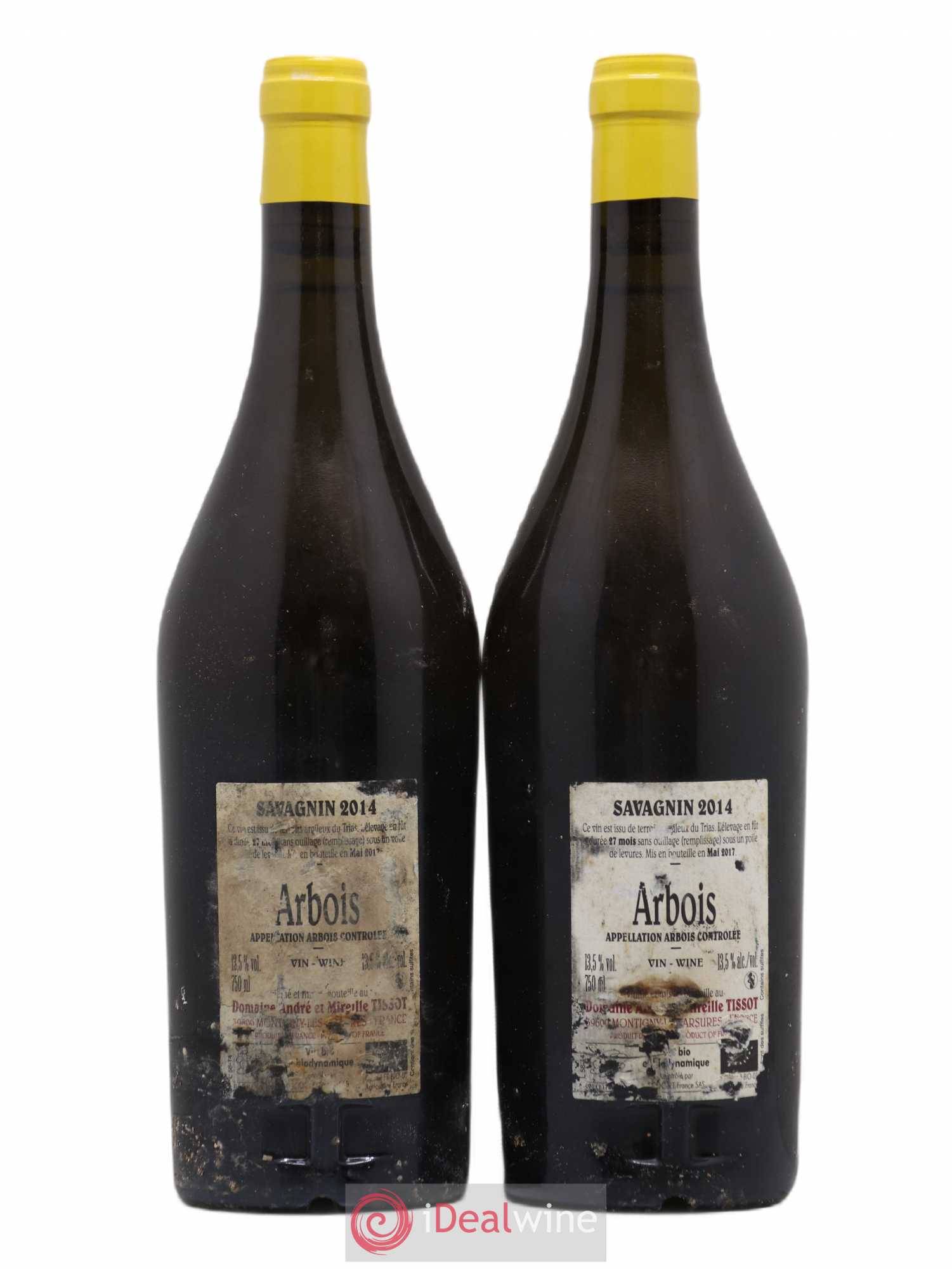 Arbois Savagnin Bénédicte et Stéphane Tissot 2014 - Lot de 2 bouteilles - 1