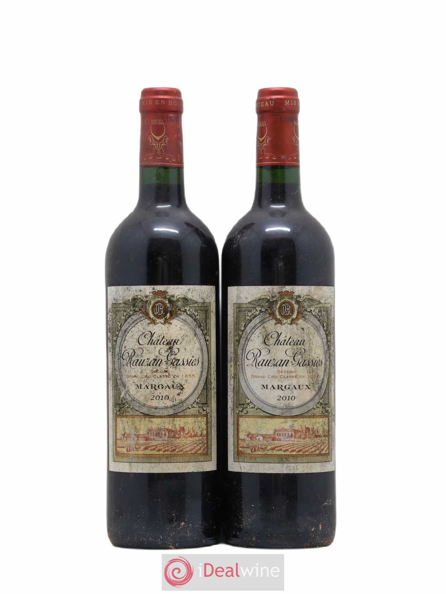 Château Rauzan-Gassies 2ème Grand Cru Classé 2010 - Lot de 2 bouteilles - 0