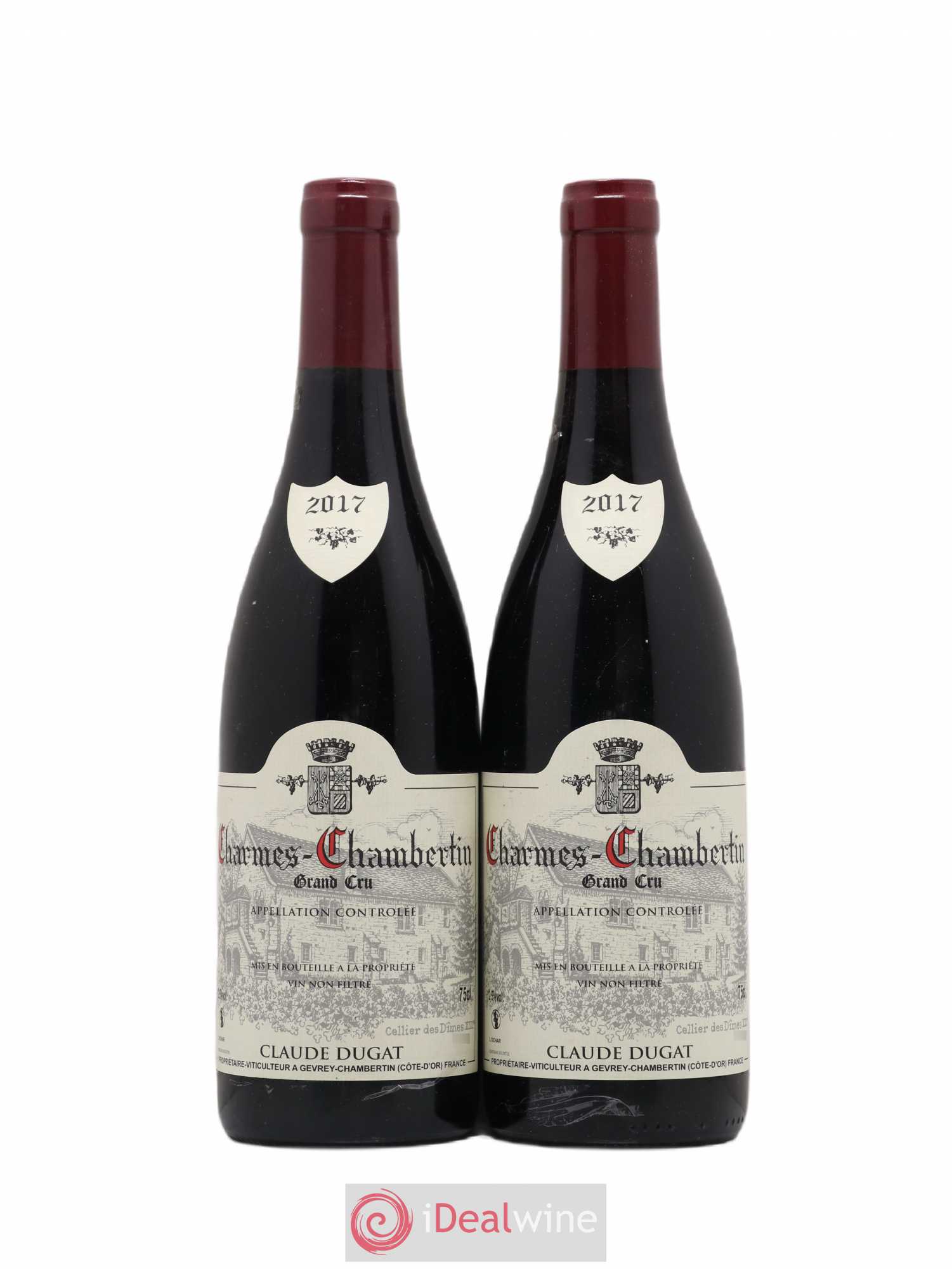 Charmes-Chambertin Grand Cru Claude Dugat 2017 - Lot de 2 bouteilles - 0