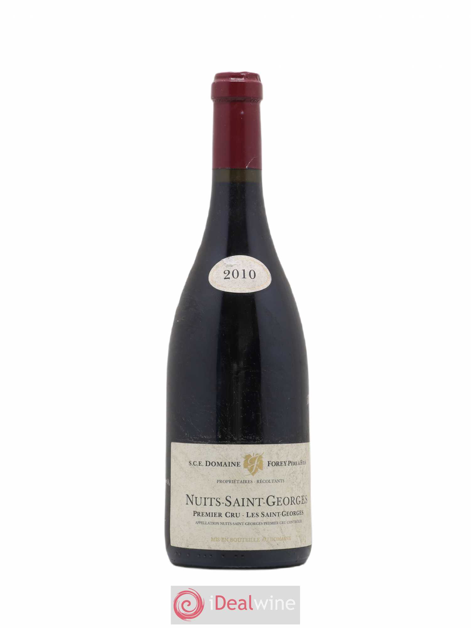 Nuits-Saint-Georges 1er Cru Les Saint-Georges Forey Père et Fils (Domaine) 2010 - Lot de 1 bouteille - 0