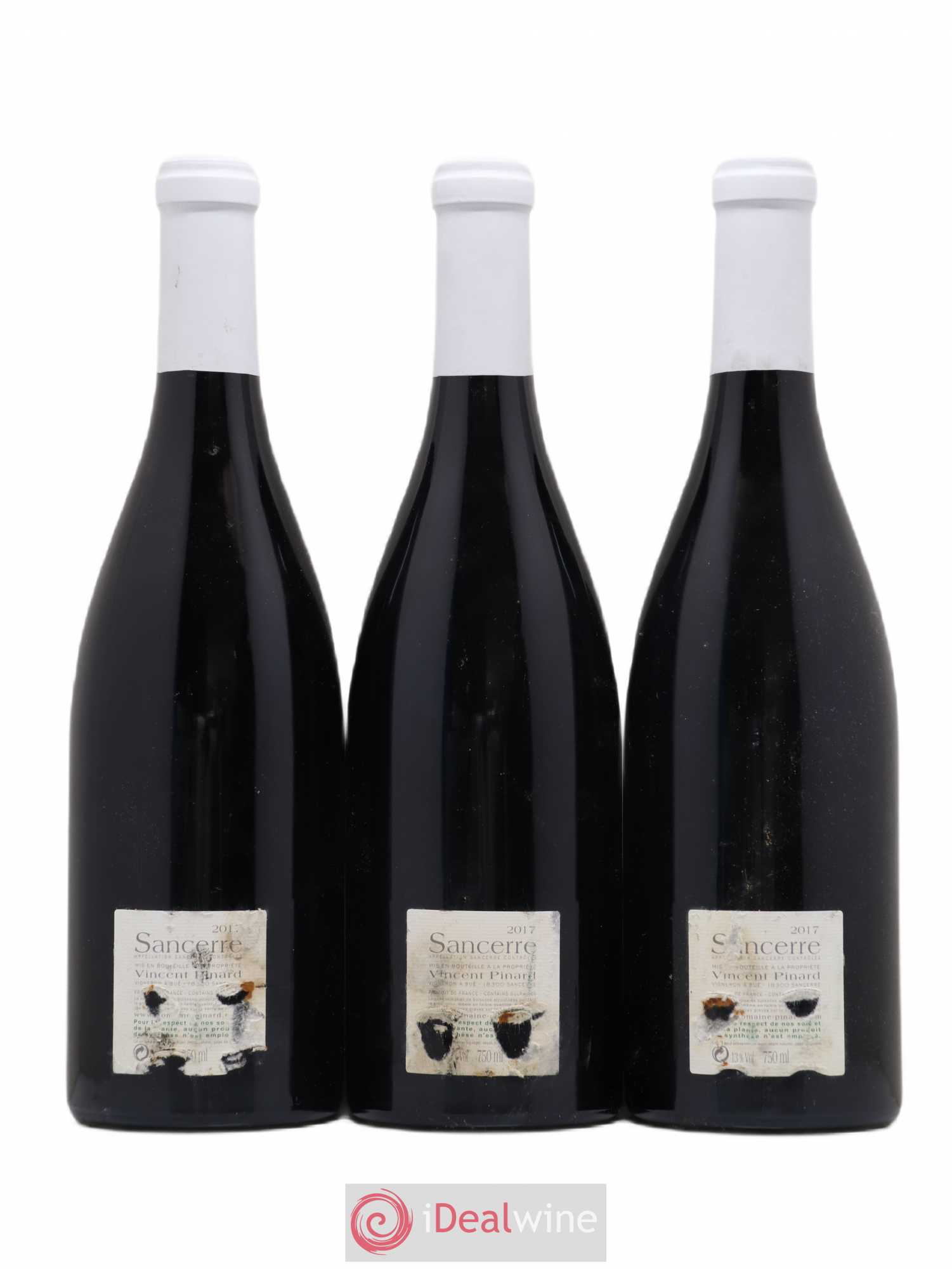 Sancerre Vendanges Entières Vincent Pinard 2017 - Lot de 3 bouteilles - 1
