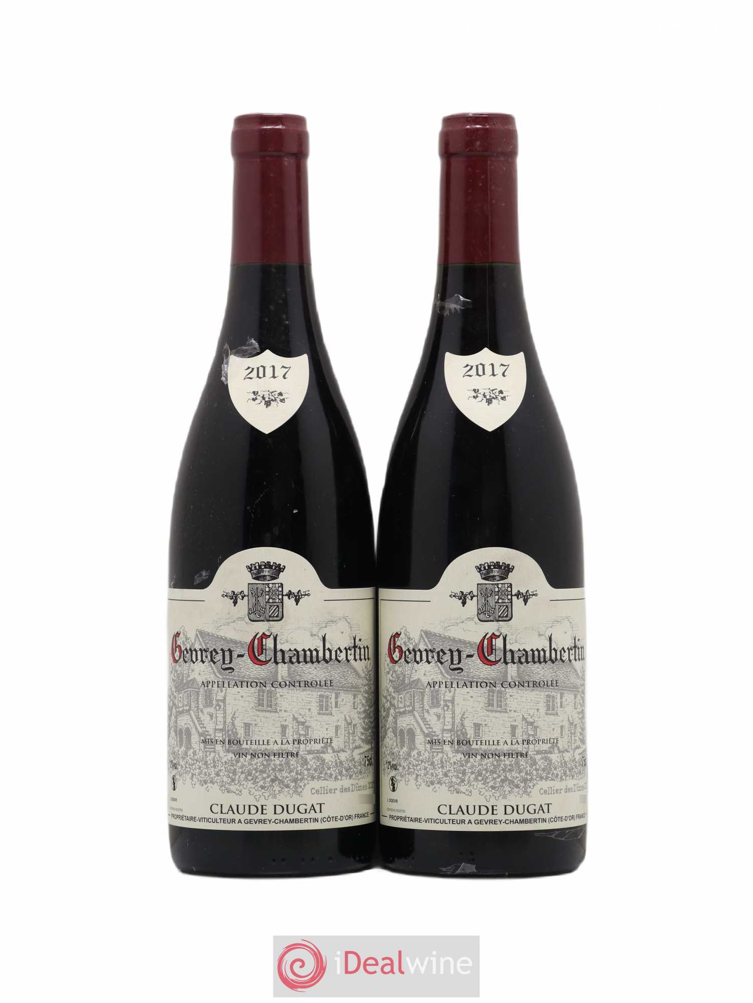 Gevrey-Chambertin Claude Dugat 2017 - Lot de 2 bouteilles - 0