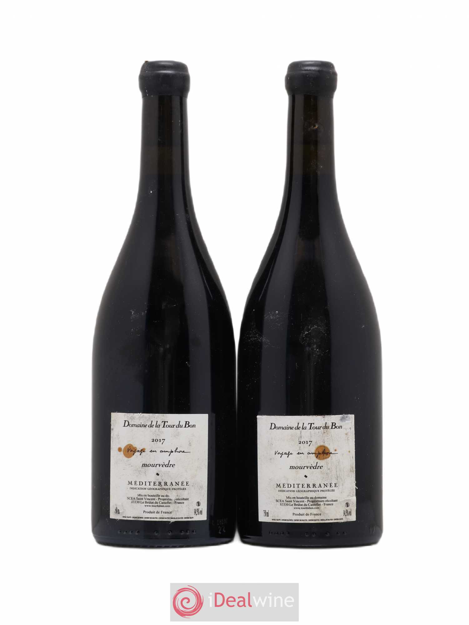 Méditerranée La Tour du Bon En Sol Agnès Henry 2017 - Lot de 2 bouteilles - 1