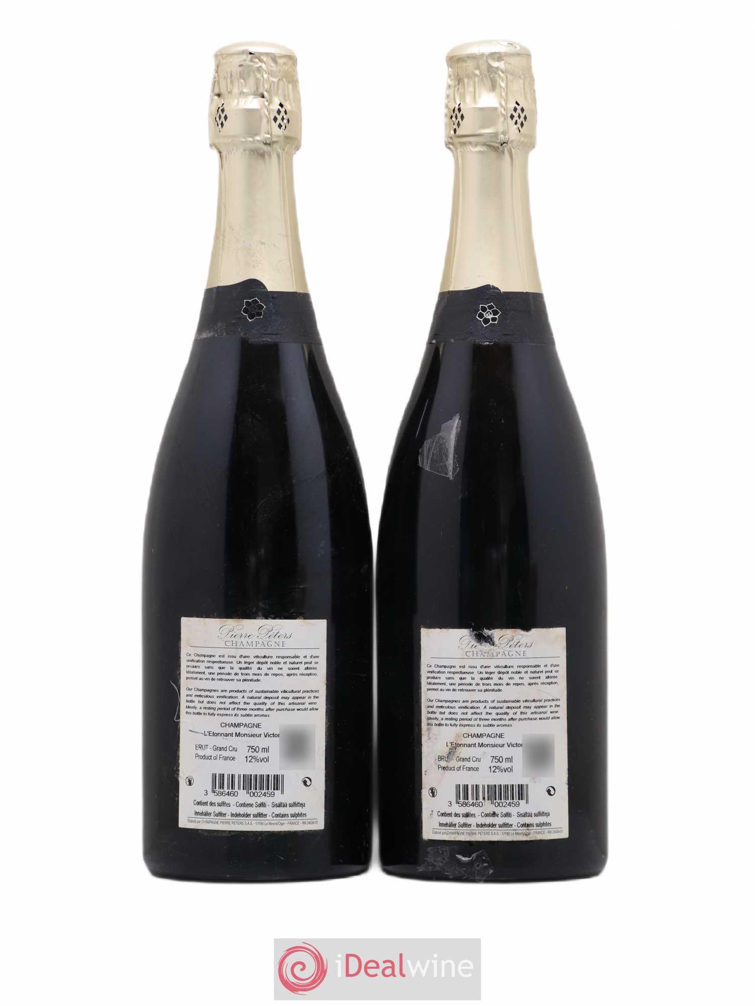 Champagne Blanc de Blancs MK10 Pierre Peters 2010 - Posten von 2 Flaschen - 1