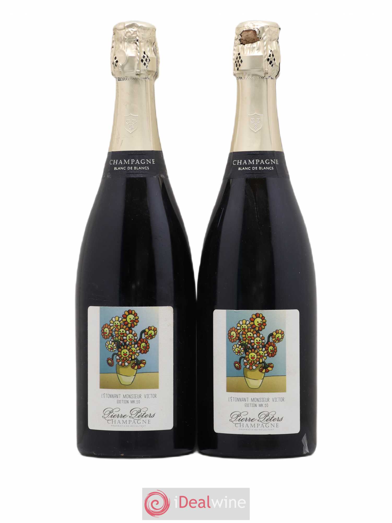 Champagne Blanc de Blancs MK10 Pierre Peters 2010 - Posten von 2 Flaschen - 0