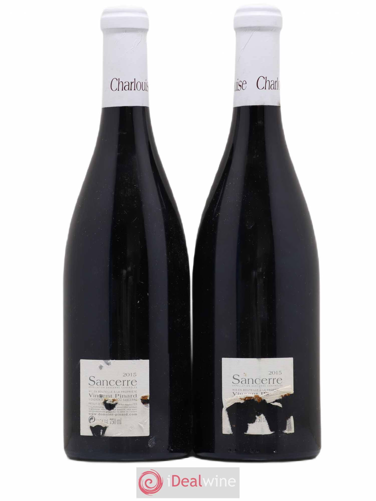Sancerre Charlouise Vincent Pinard 2015 - Lot de 2 bouteilles - 1