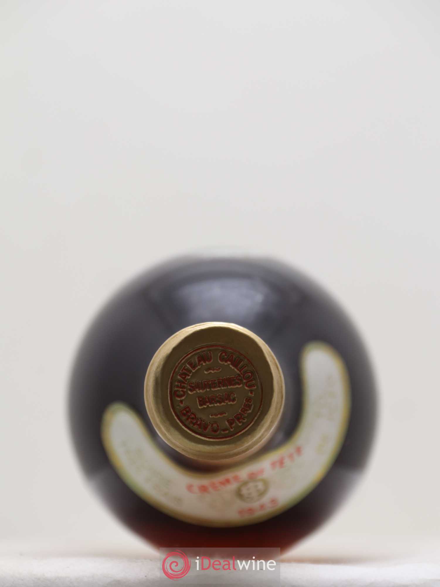 Château Caillou - Crème de Tête 2ème Grand Cru Classé 1943 - Lot de 1 bouteille - 1