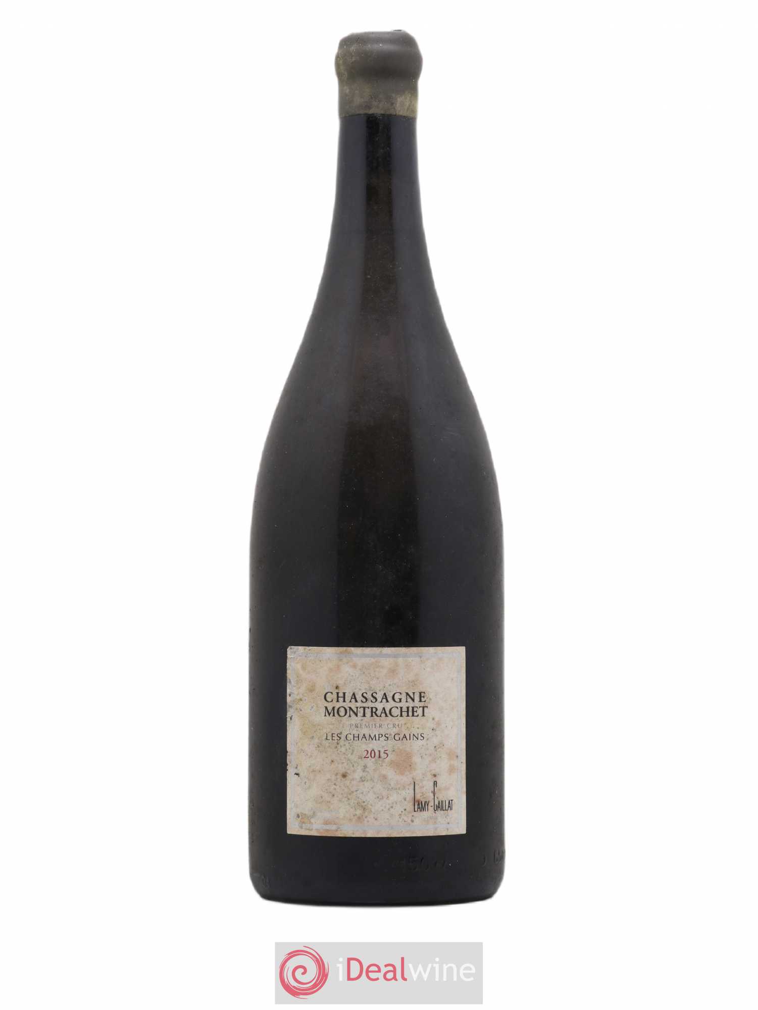 Chassagne-Montrachet 1er Cru Champs Gain Lamy Caillat 2015 - Posten von 1 Magnum - 0