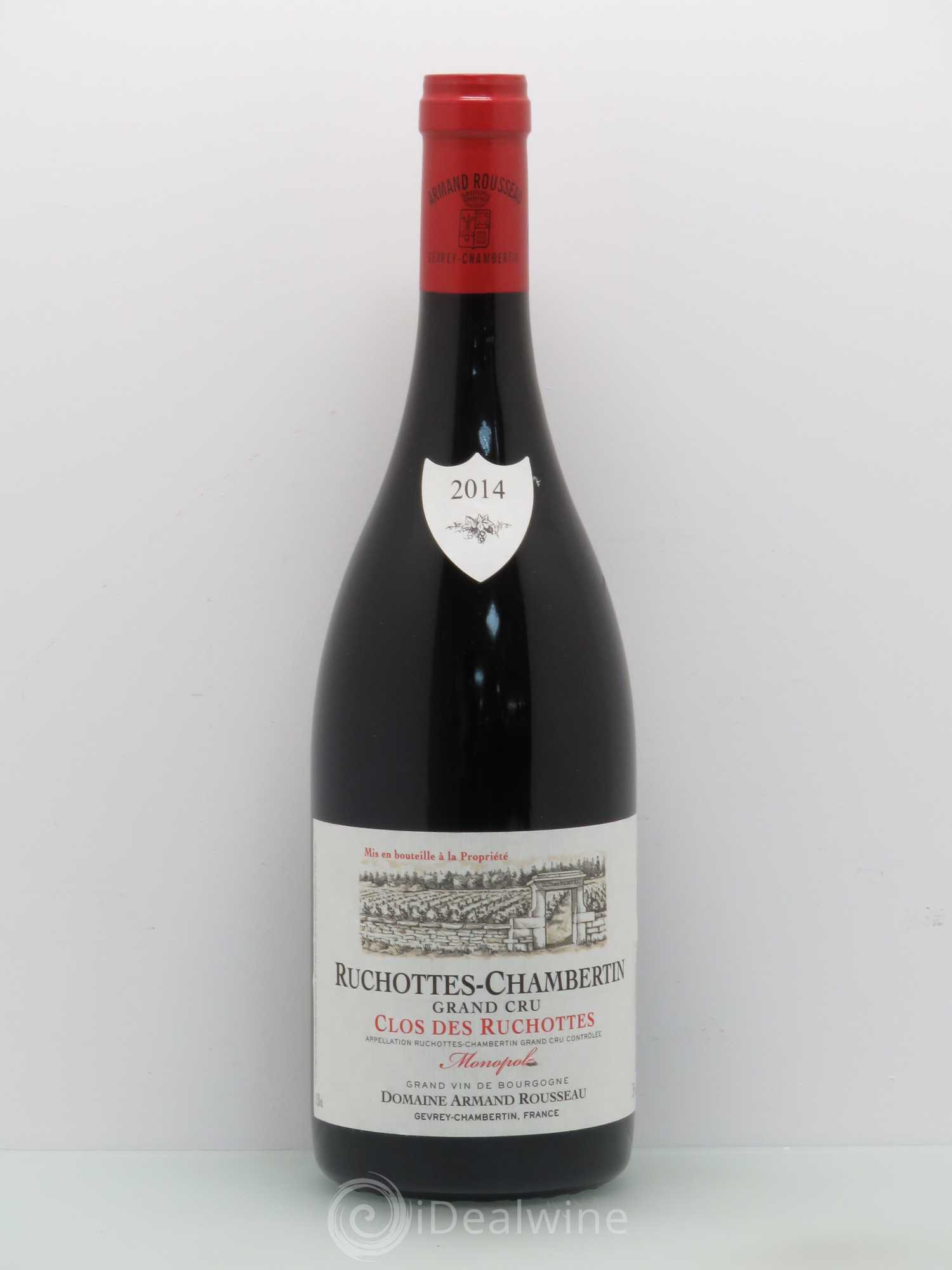 Ruchottes-Chambertin Grand Cru Clos des Ruchottes Armand Rousseau (Domaine) 2014 - Lot de 1 bouteille - 0