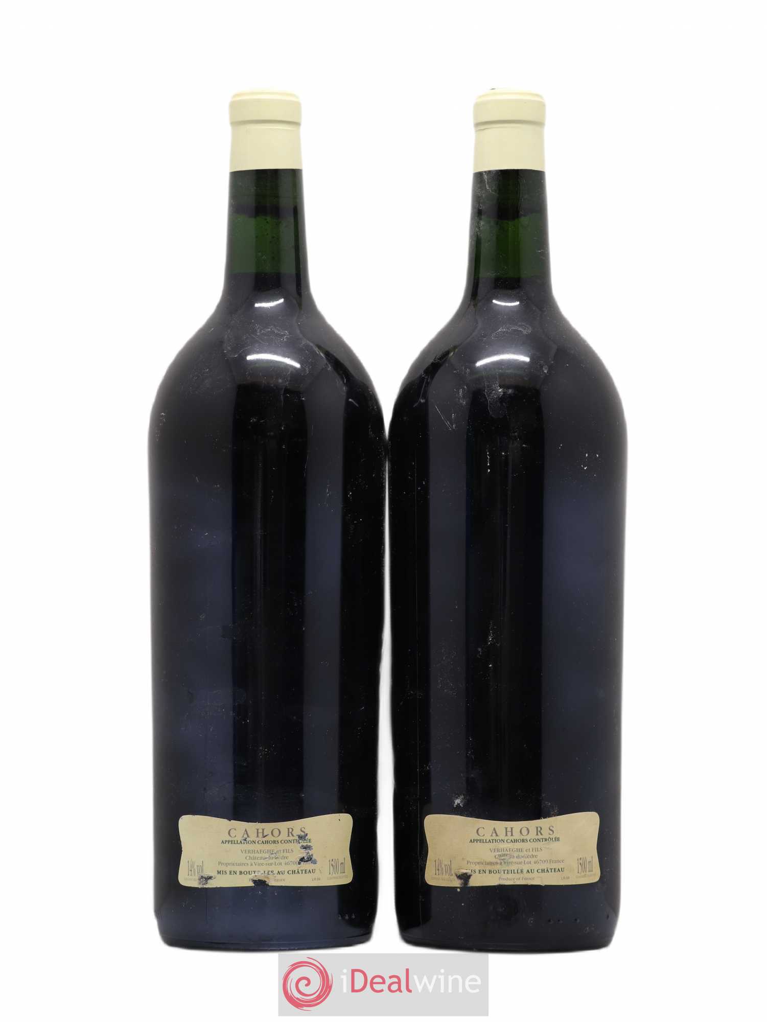 Cahors Château du Cèdre Cuvée Le Cèdre Pascal et Jean-Marc Verhaeghe 2004 - Lot de 2 magnums - 1