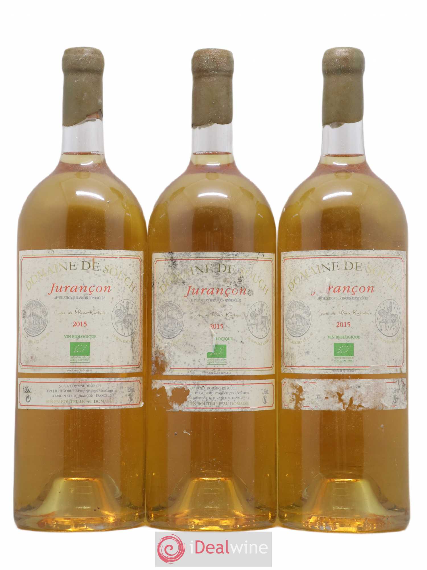Jurançon Marie Kattalyn Souch (Domaine de) 2015 - Lotto di 3 magnum - 0