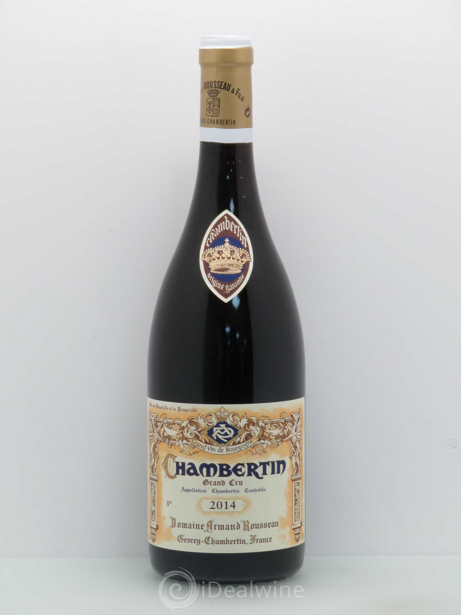Chambertin Grand Cru Armand Rousseau (Domaine) 2014 - Lot de 1 bouteille - 0