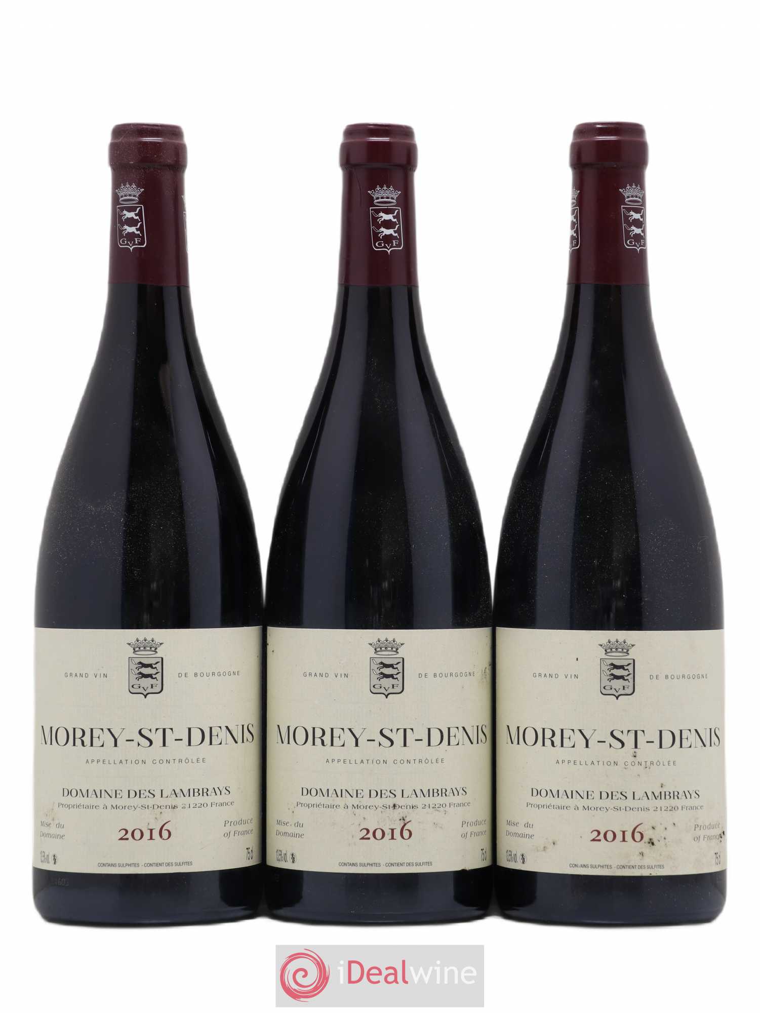 Morey-Saint-Denis Domaine des Lambrays 2016 - Lot de 3 bouteilles - 0