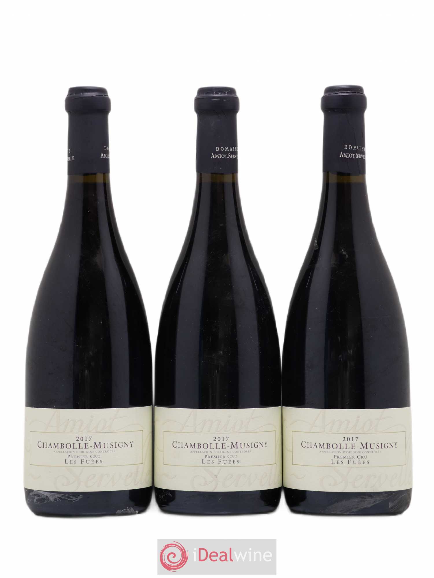 Chambolle-Musigny 1er Cru Les Fuées Amiot-Servelle 2017 - Lot of 3 bottles - 0