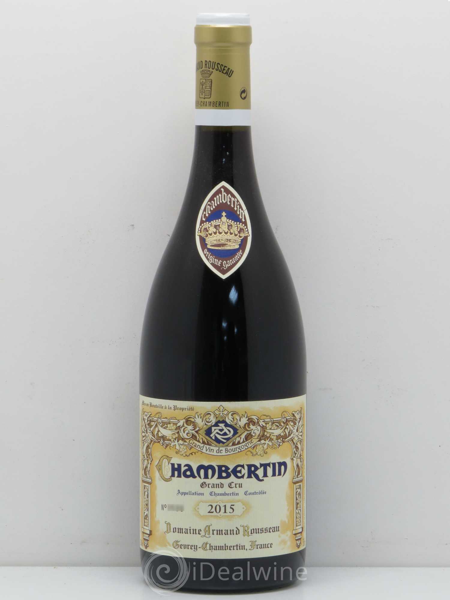 Chambertin Grand Cru Armand Rousseau (Domaine) 2015 - Lot de 1 bouteille - 0