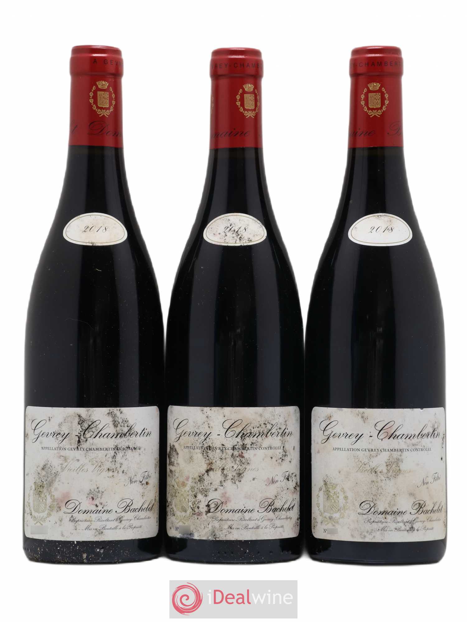 Gevrey-Chambertin Vieilles Vignes Denis Bachelet (Domaine) 2018 - Lot de 3 bouteilles - 0