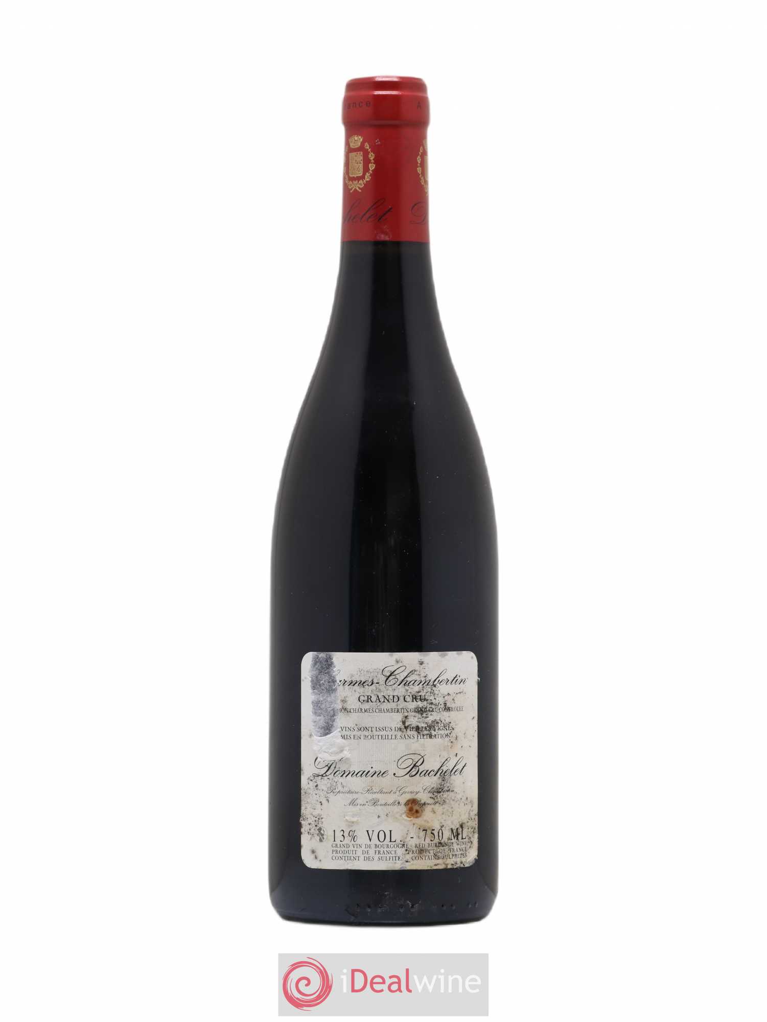 Charmes-Chambertin Grand Cru Vieilles Vignes Denis Bachelet (Domaine) 2018 - Lot de 1 bouteille - 1