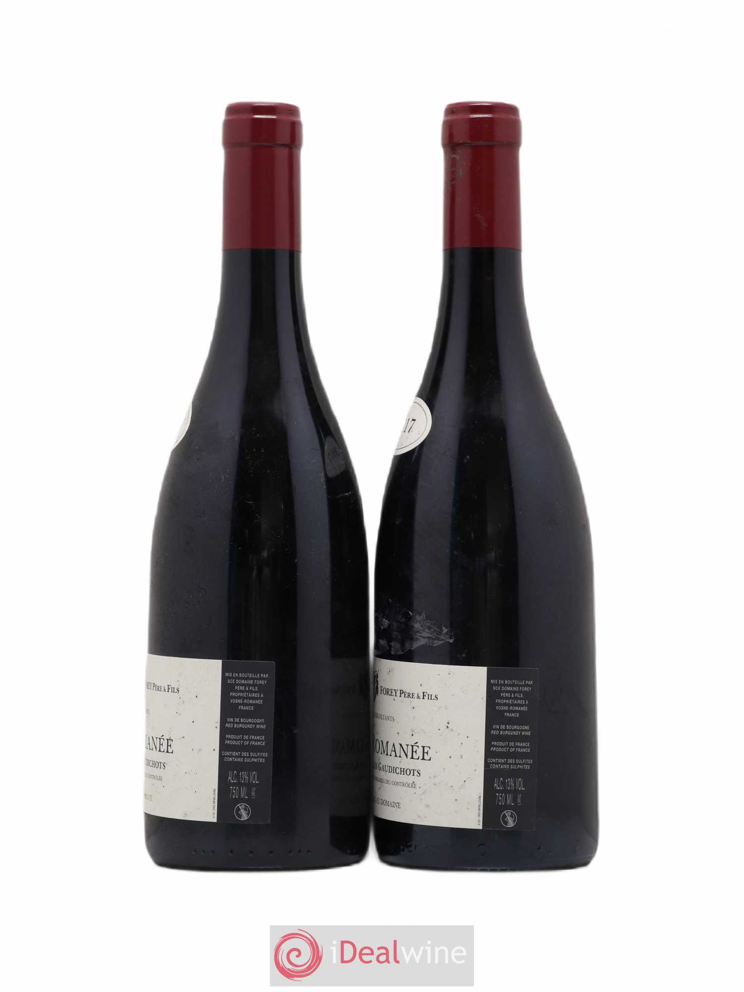 Vosne-Romanée 1er Cru Les Gaudichots Forey Père et Fils (Domaine) 2017 - Lot de 2 bouteilles - 1