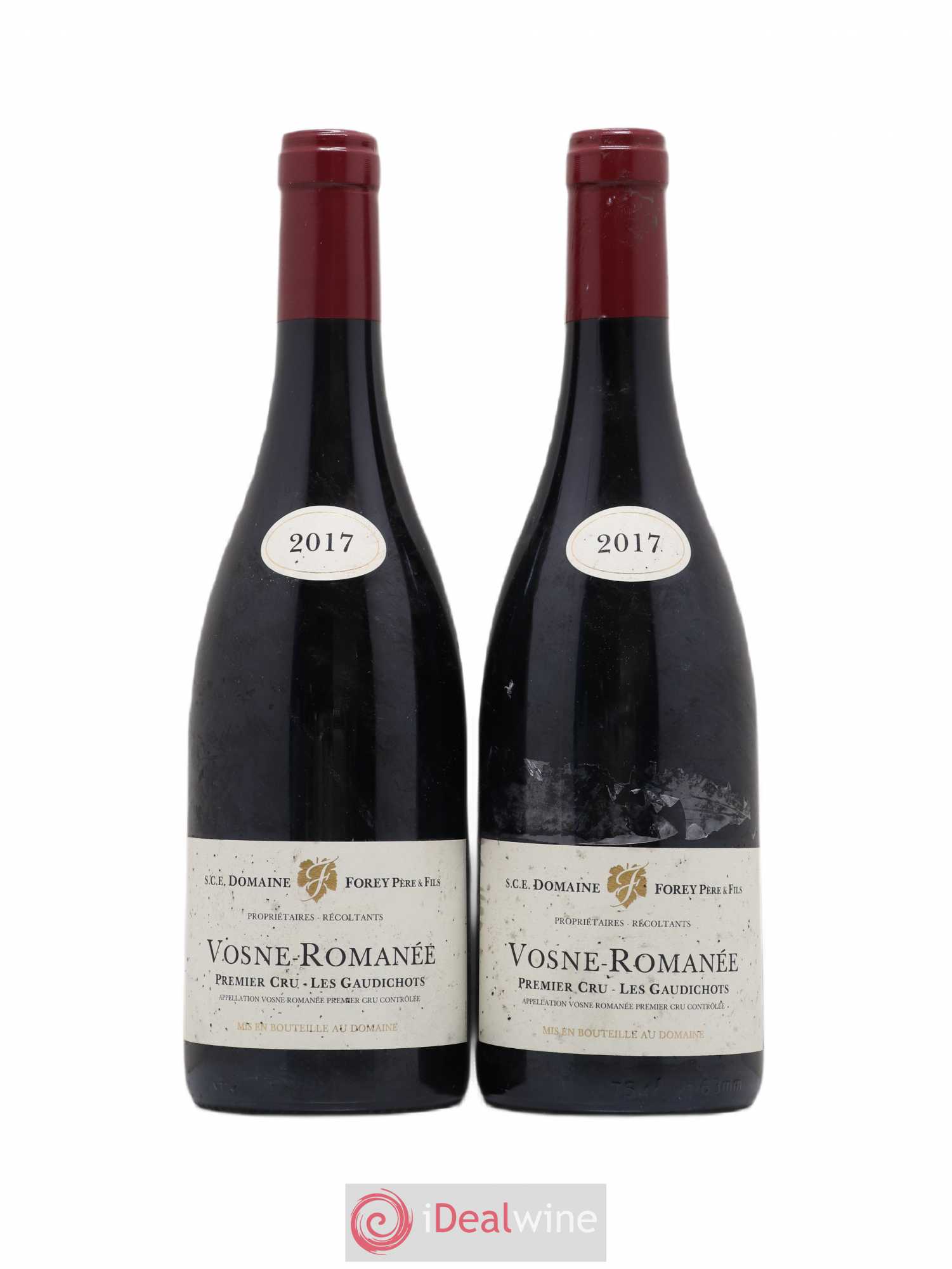 Vosne-Romanée 1er Cru Les Gaudichots Forey Père et Fils (Domaine) 2017 - Lot de 2 bouteilles - 0