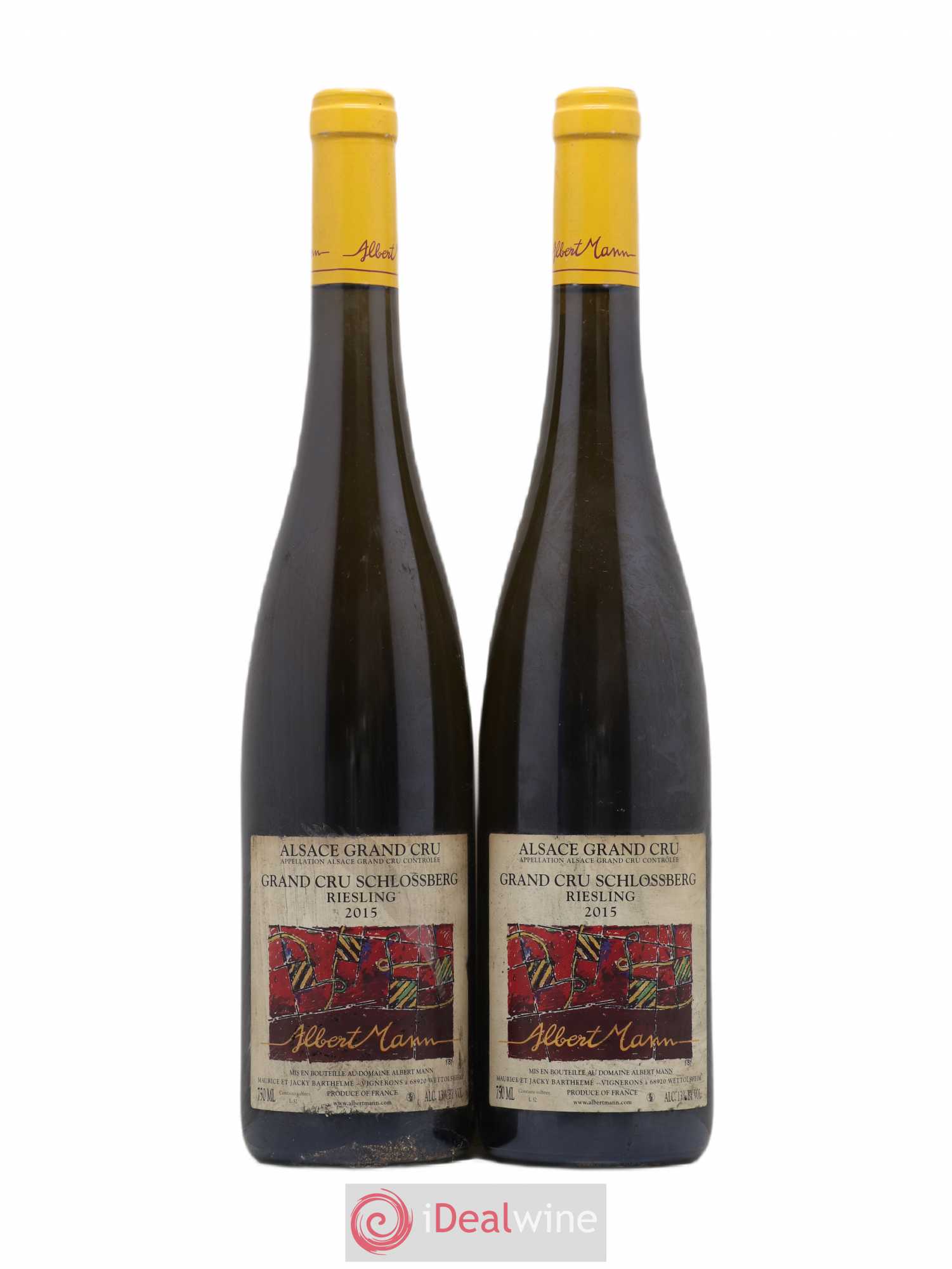 Alsace Riesling Grand Cru Schlossberg Albert Mann 2015 - Lot de 2 bouteilles - 0