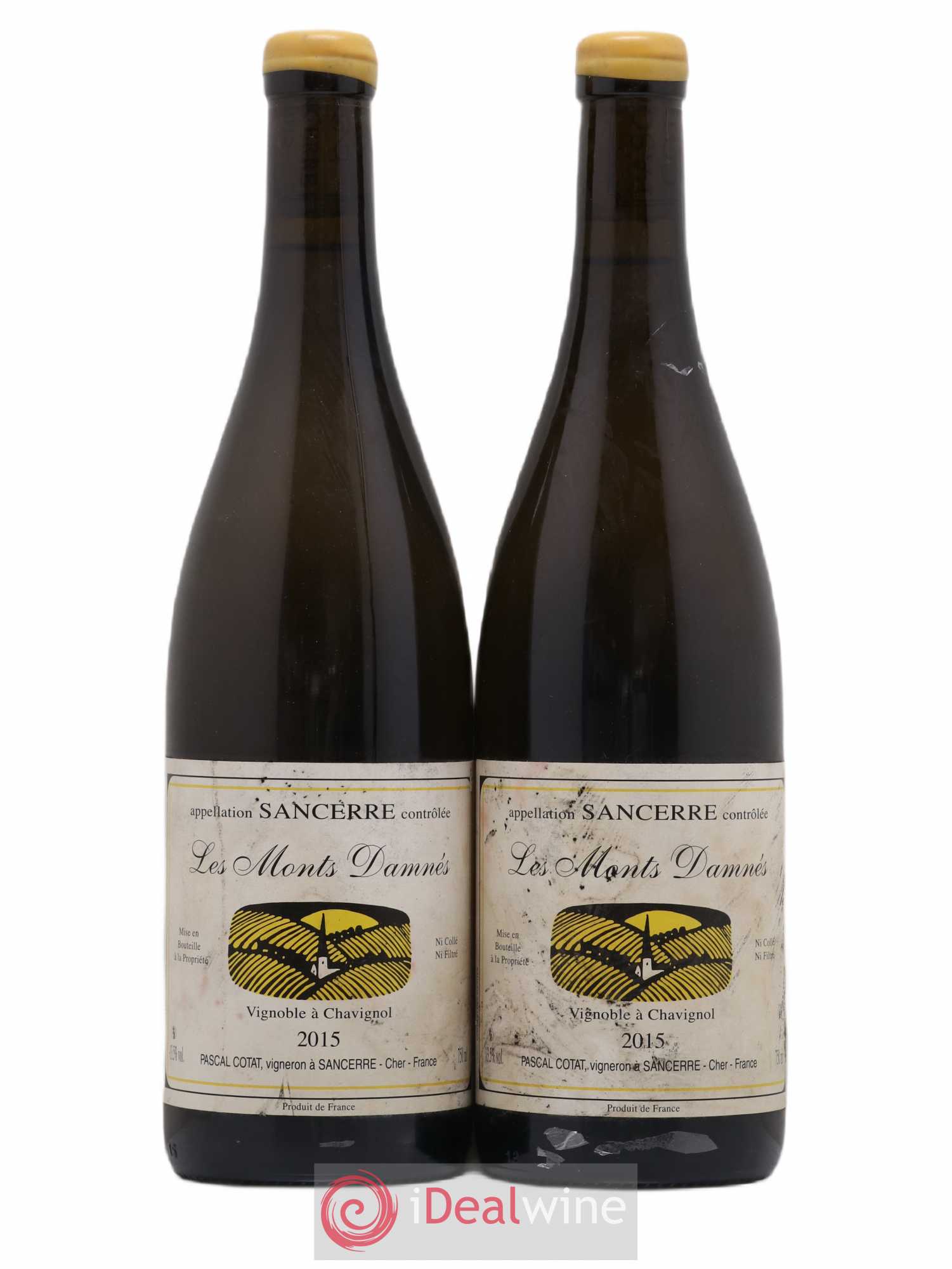 Sancerre Les Monts Damnés Pascal Cotat 2015 - Lot de 2 bouteilles - 0