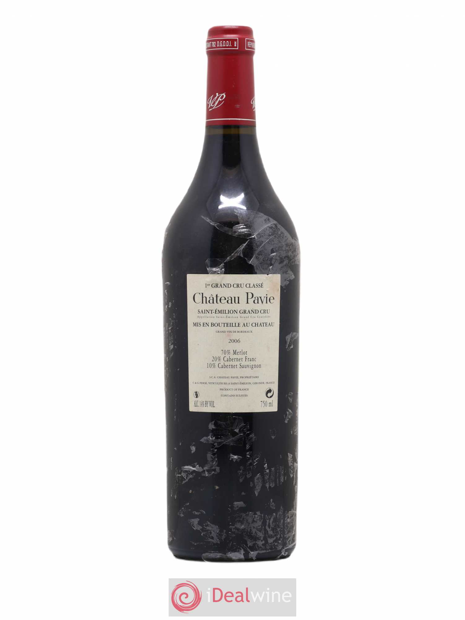 Château Pavie 1er Grand Cru Classé A 2006 - Lot de 1 bouteille - 1