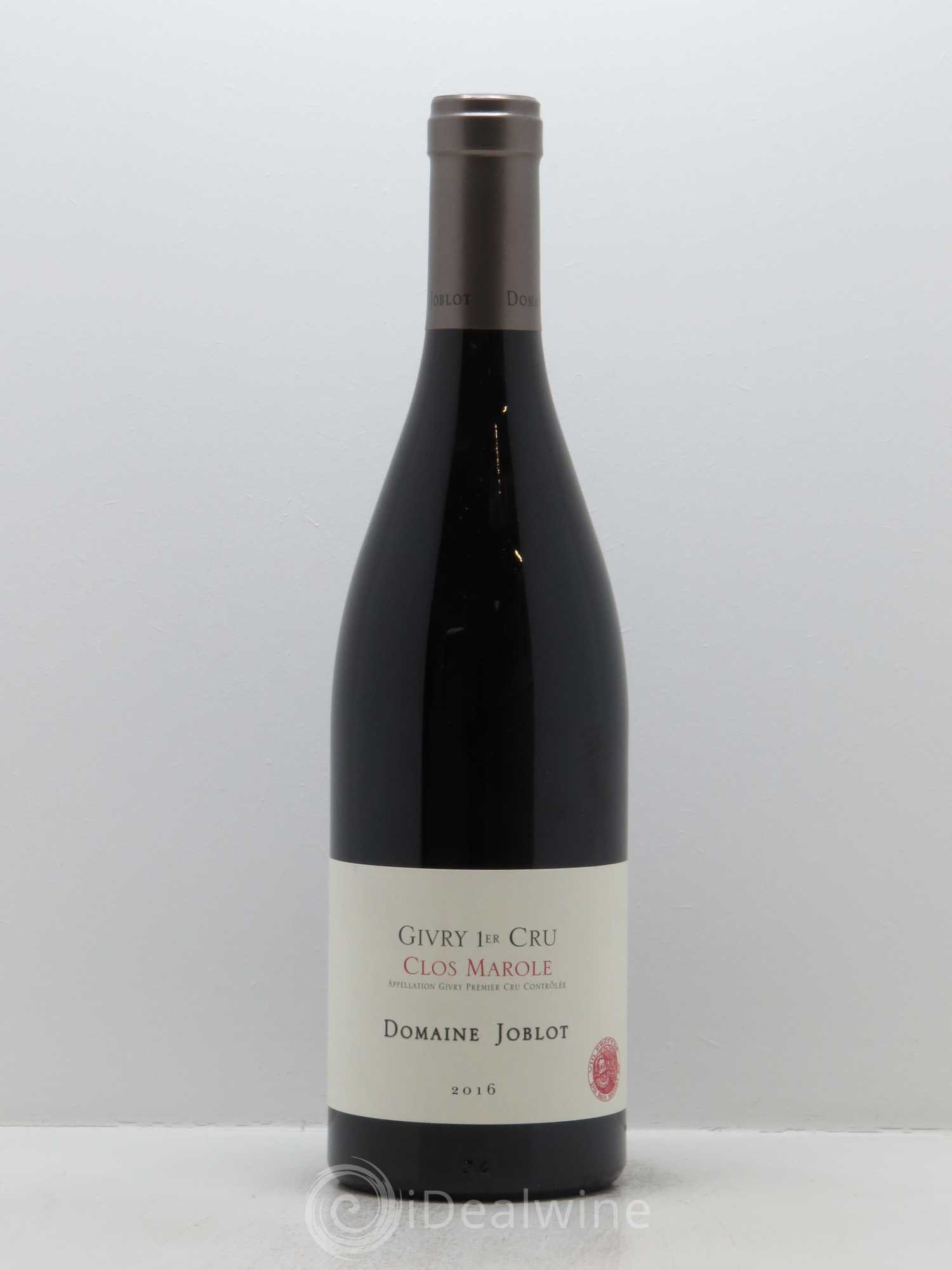 Givry 1er Cru Clos Marole Joblot (Domaine) 2016 - Lot de 1 bouteille - 0