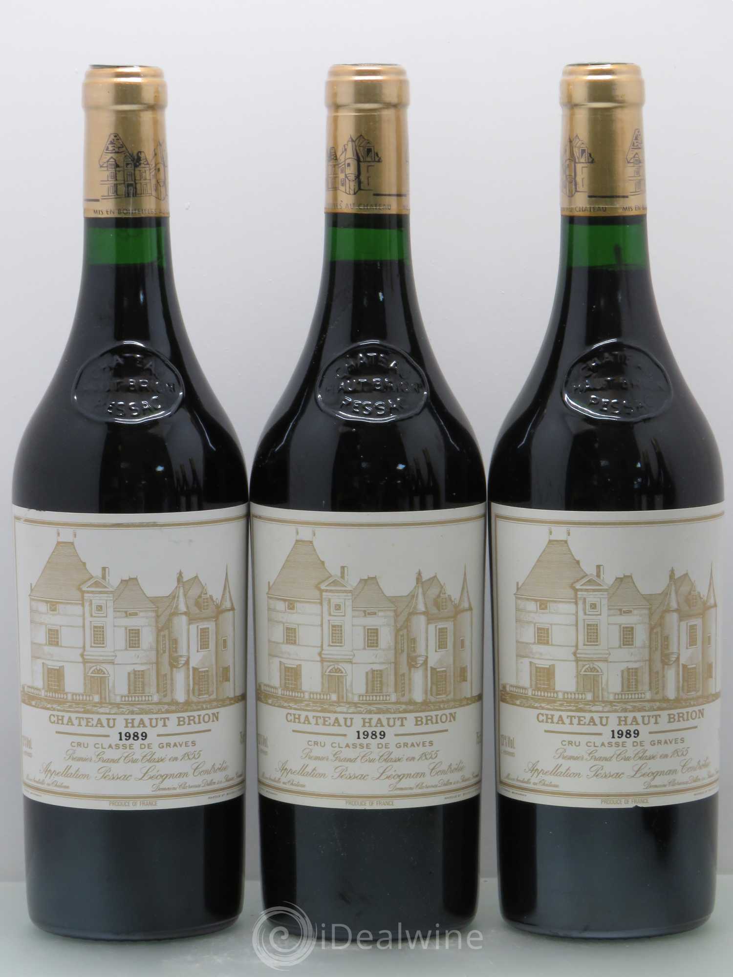 Château Haut Brion 1er Grand Cru Classé 1989 - Lot de 6 bouteilles - 1