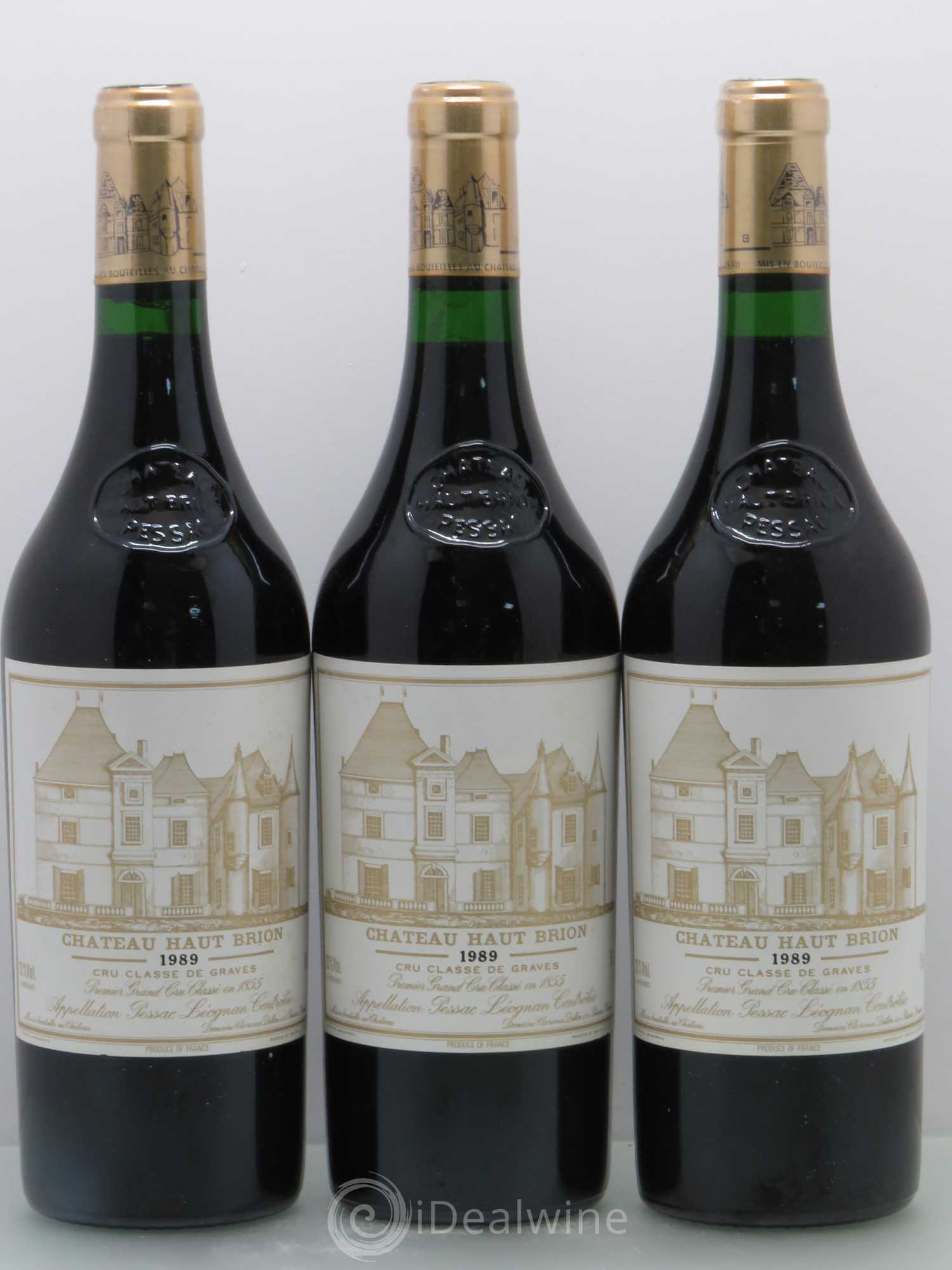 Château Haut Brion 1er Grand Cru Classé 1989 - Lot de 6 bouteilles - 2