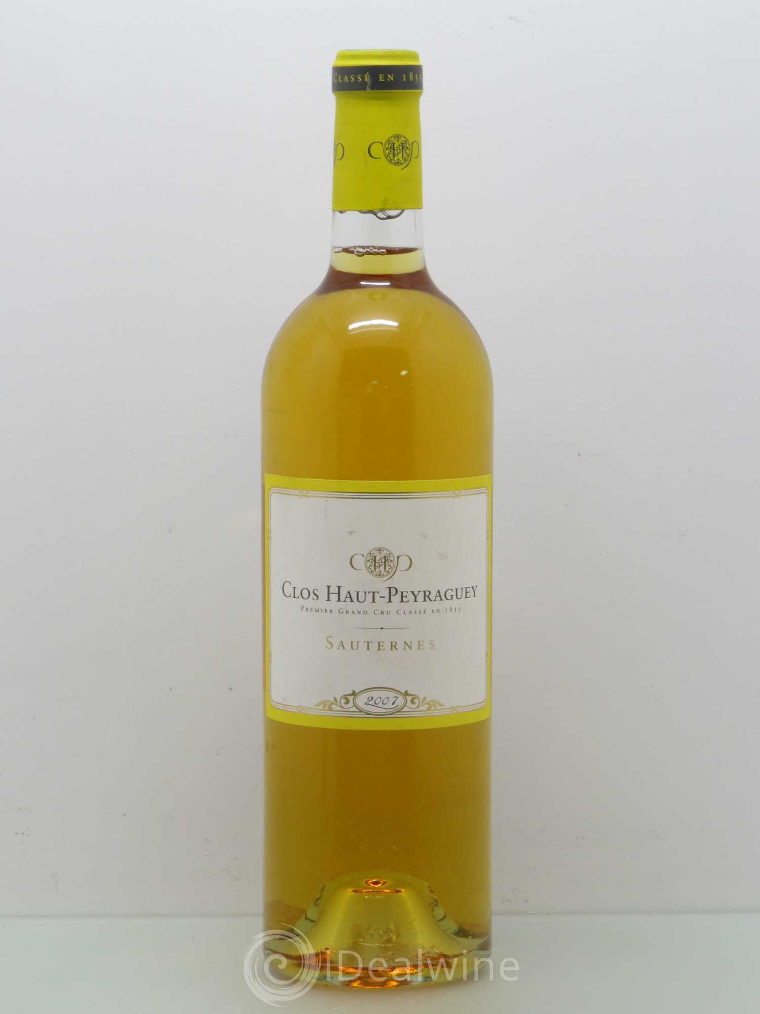 Clos Haut-Peyraguey 1er Grand Cru Classé 2007 - Lotto di 1 bottiglia - 0