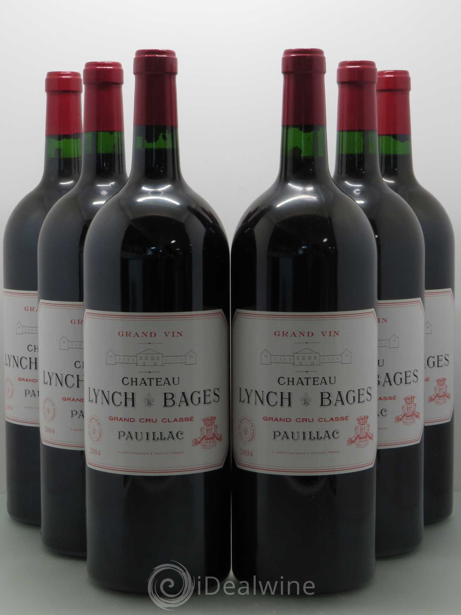 Château Lynch Bages 5ème Grand Cru Classé 2004 - Lot de 6 magnums - 0