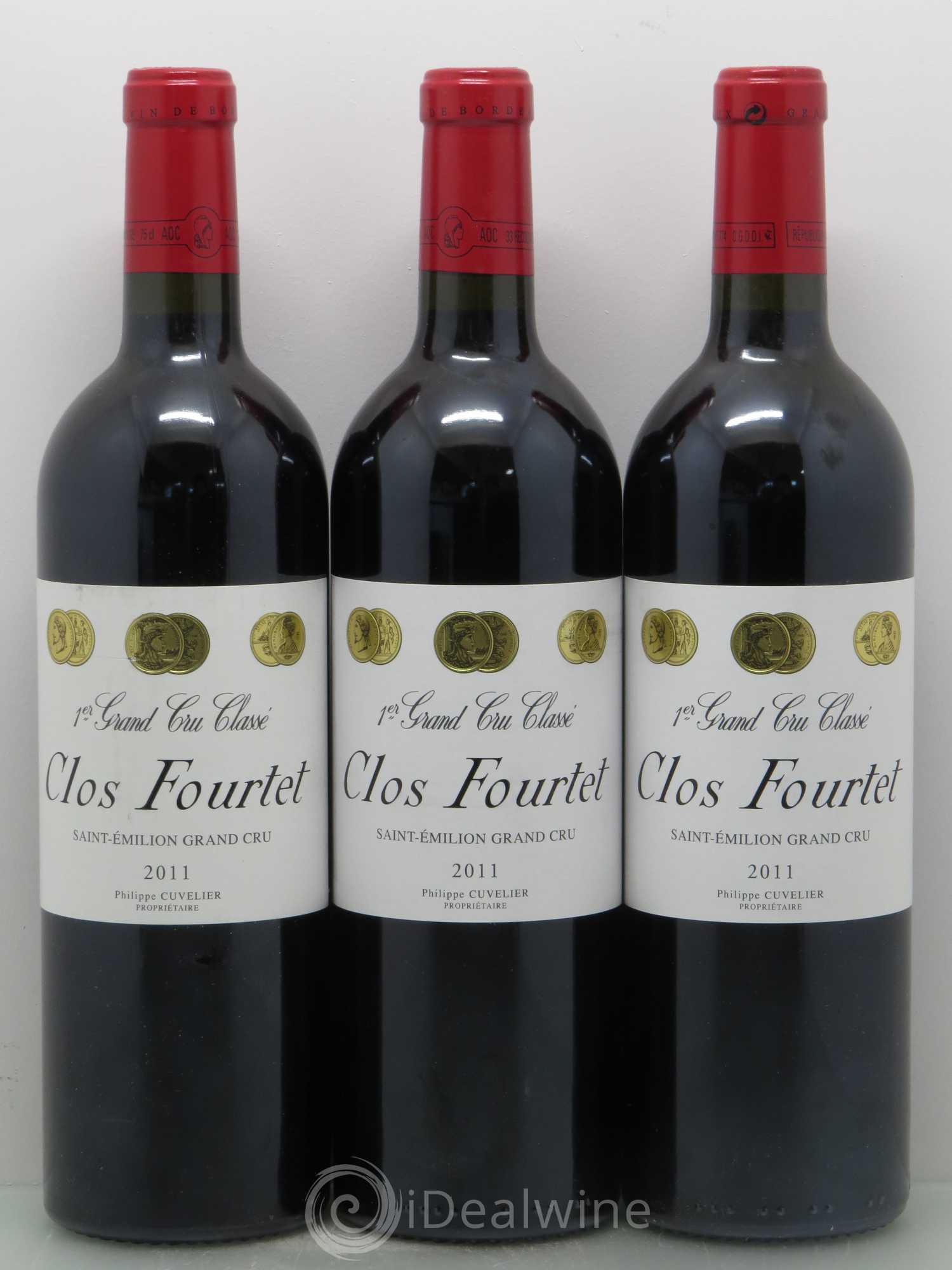 Clos Fourtet 1er Grand Cru Classé B 2011 - Lot de 12 bouteilles - 2