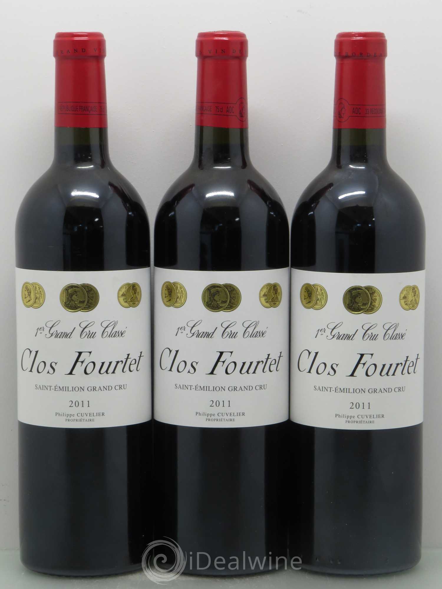 Clos Fourtet 1er Grand Cru Classé B 2011 - Lot de 12 bouteilles - 3