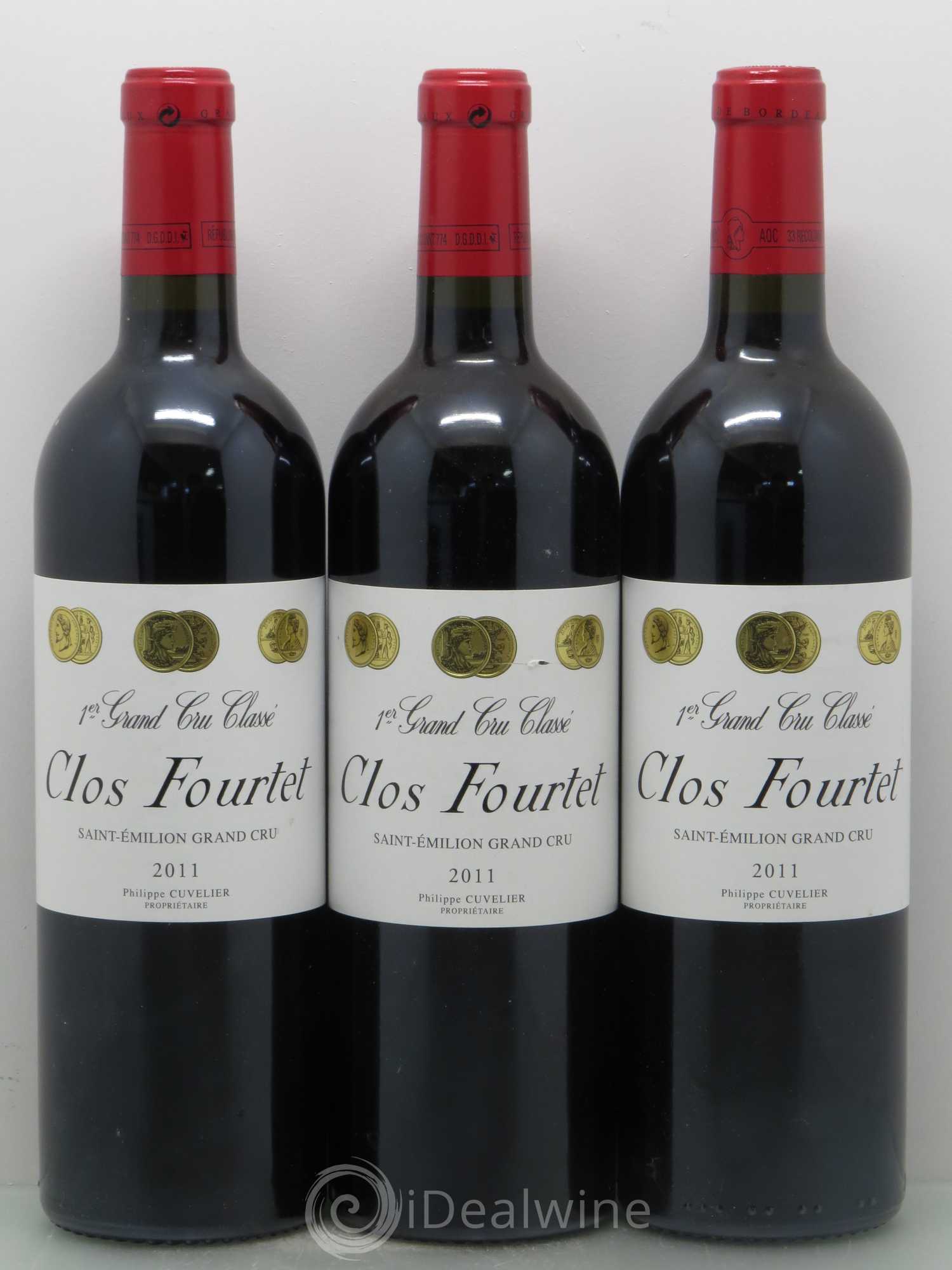 Clos Fourtet 1er Grand Cru Classé B 2011 - Lot de 12 bouteilles - 4