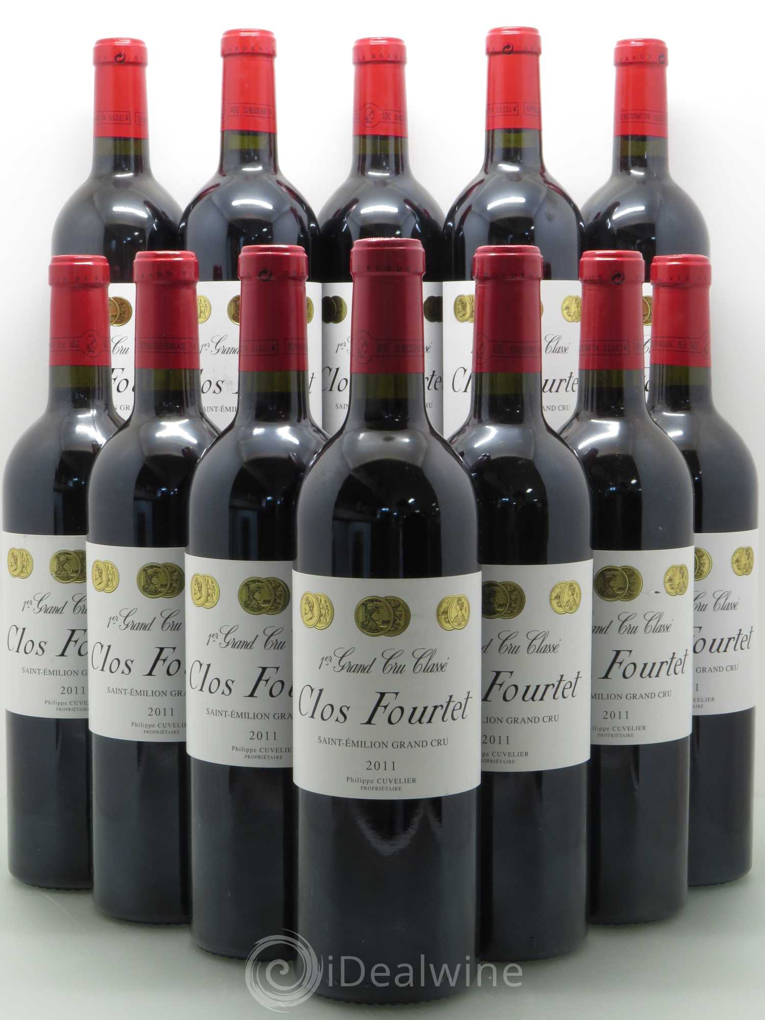 Clos Fourtet 1er Grand Cru Classé B 2011 - Lot de 12 bouteilles - 0