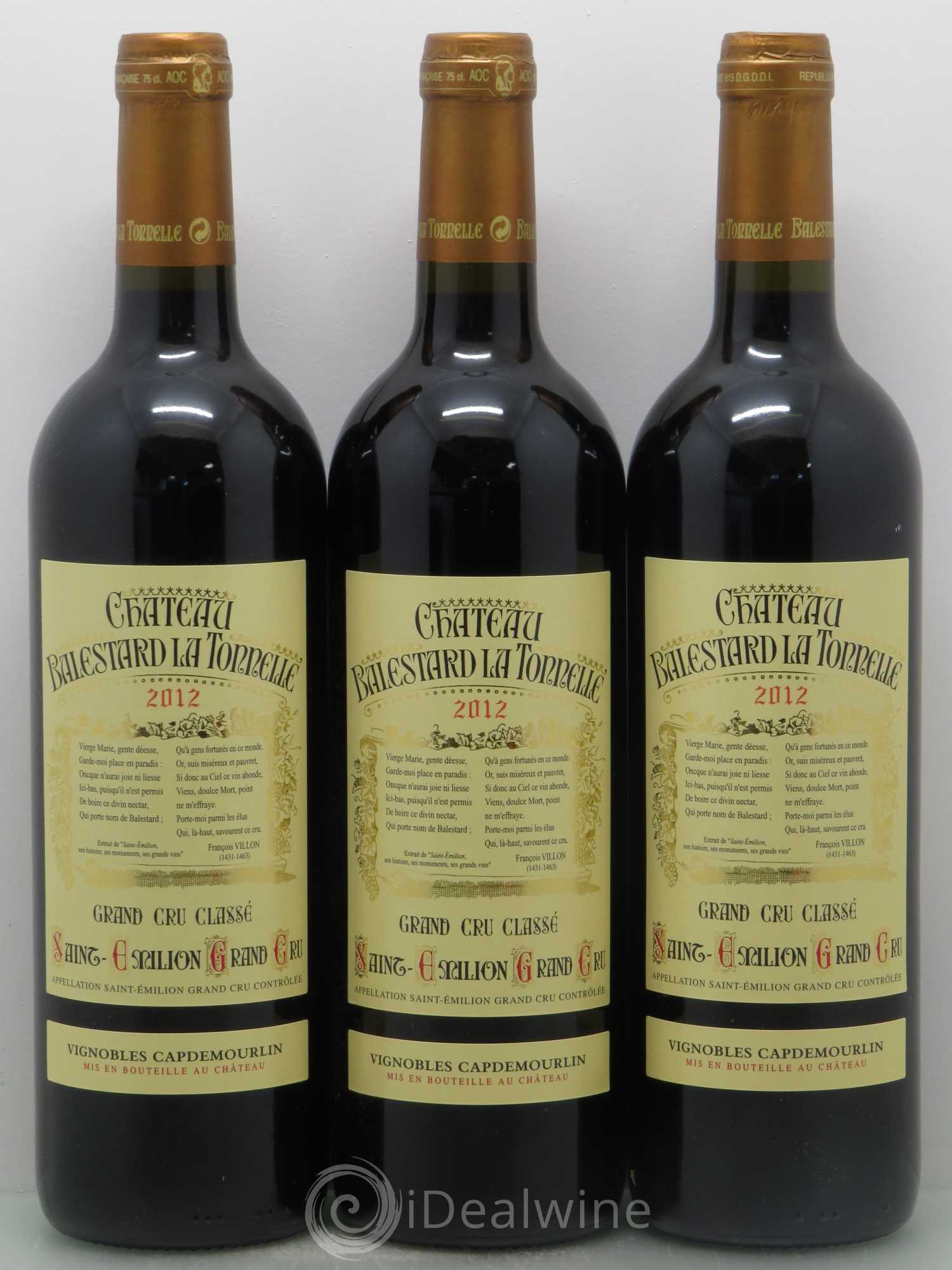 Château Balestard la Tonnelle Grand Cru Classé 2012 - Lot de 12 bouteilles - 3