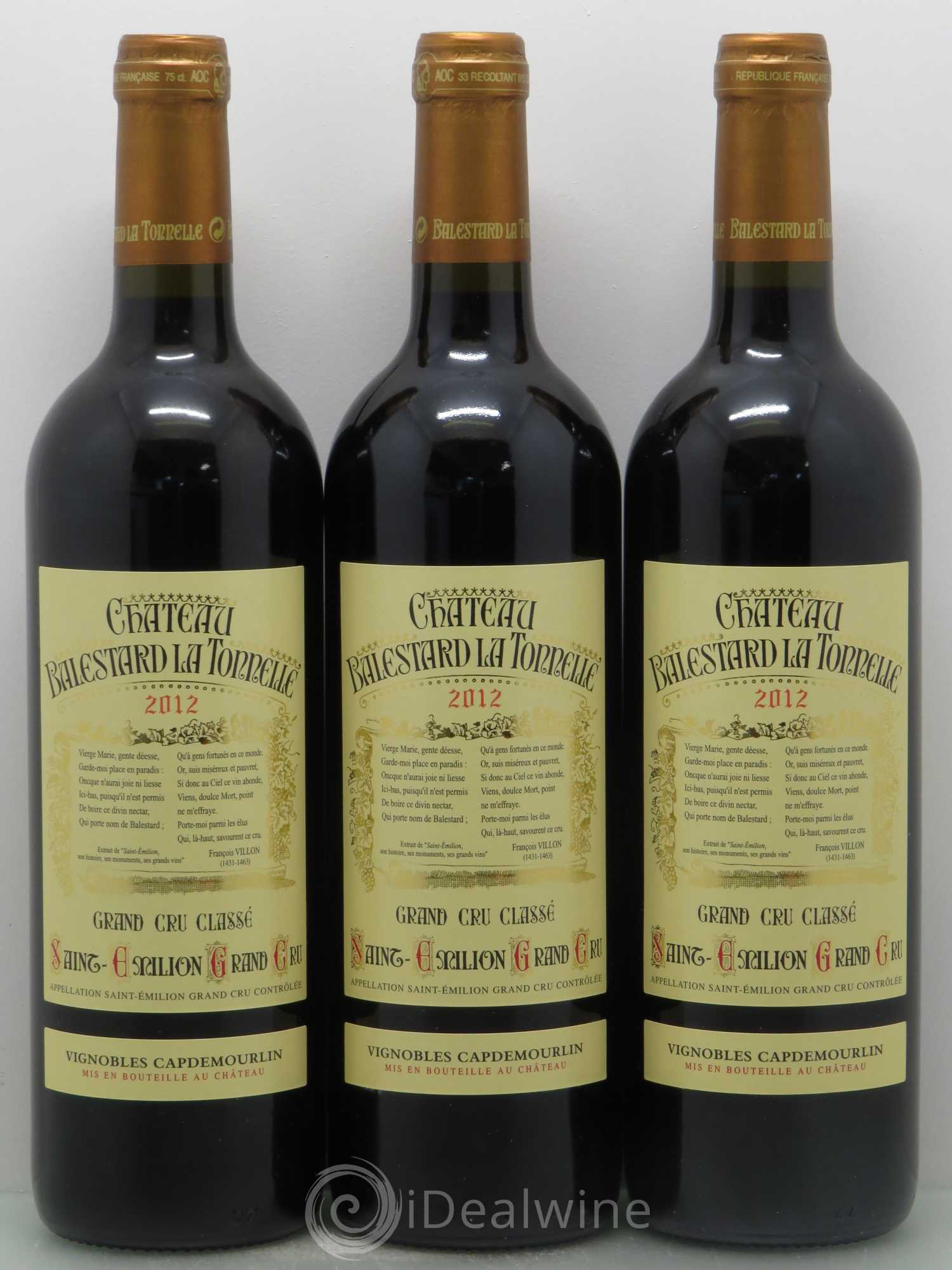 Château Balestard la Tonnelle Grand Cru Classé 2012 - Lot de 12 bouteilles - 4