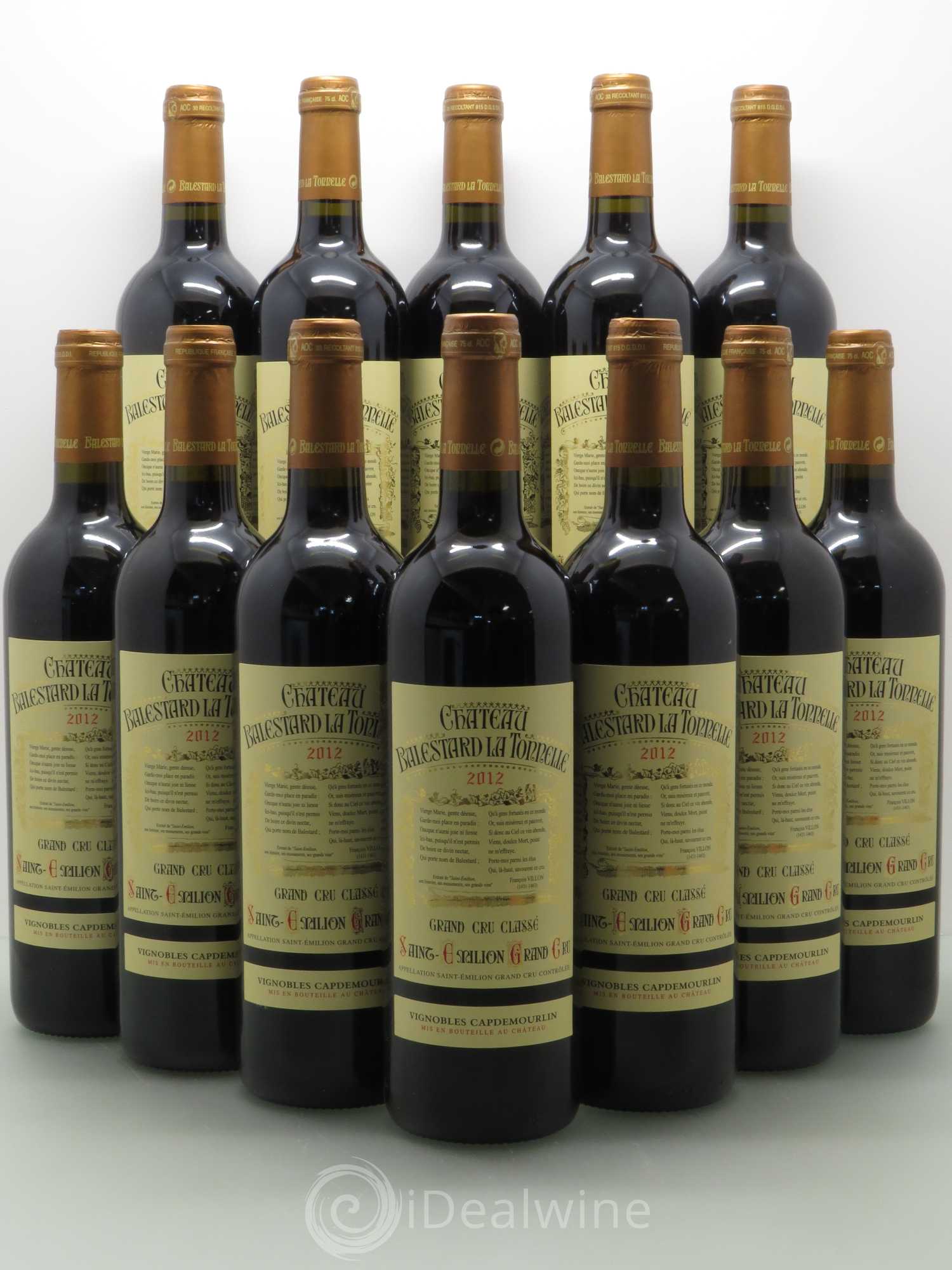 Château Balestard la Tonnelle Grand Cru Classé 2012 - Lot de 12 bouteilles - 0
