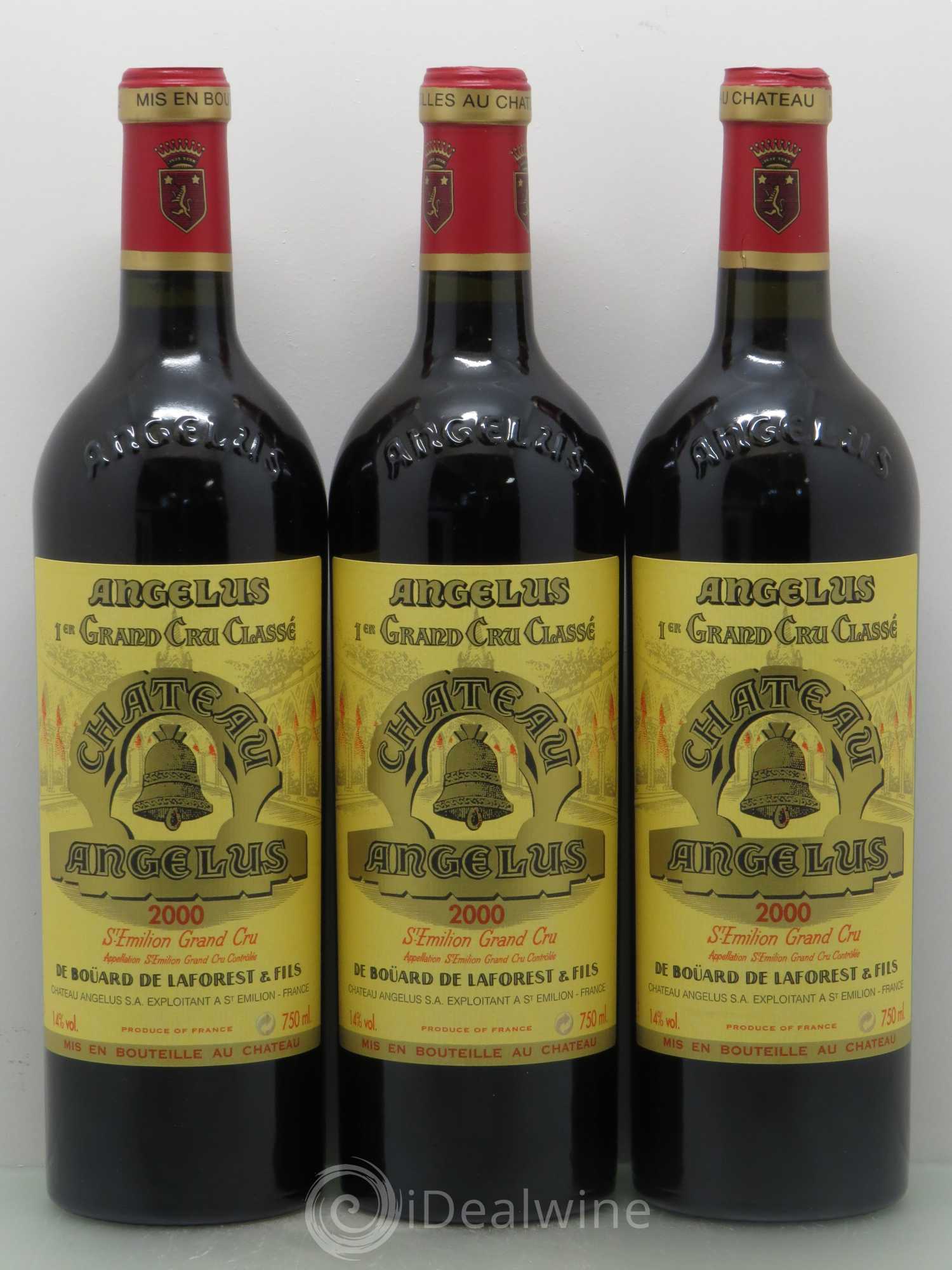 Château Angélus 1er Grand Cru Classé A 2000 - Lot de 6 bouteilles - 2