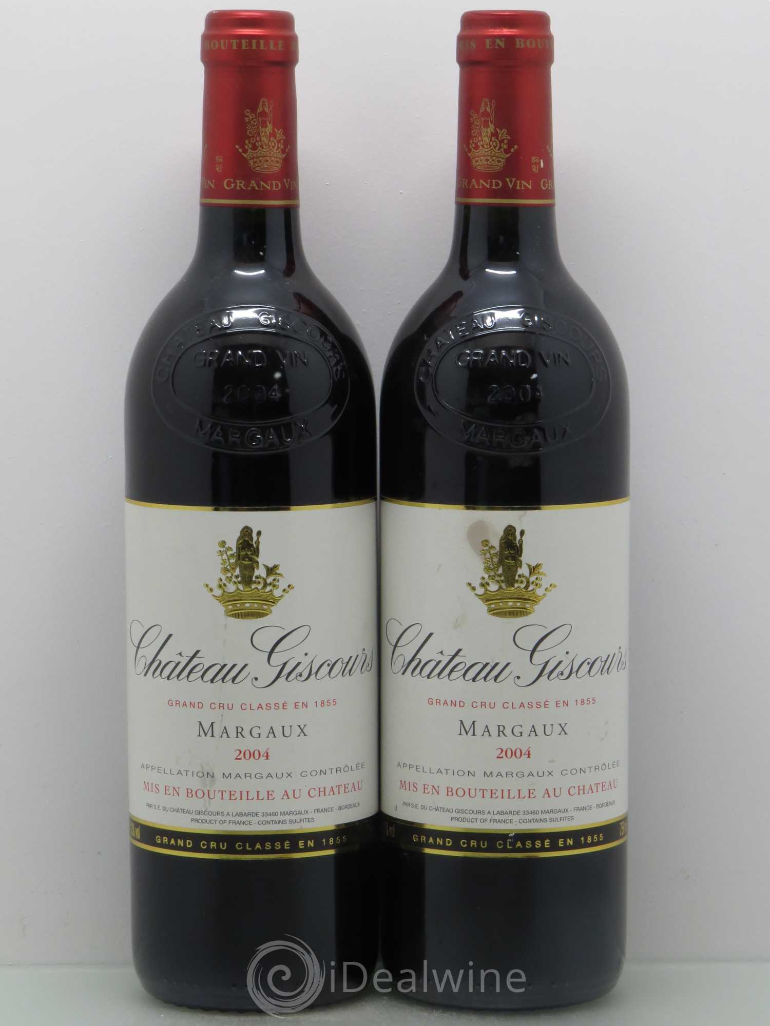 Château Giscours 3ème Grand Cru Classé 2004 - Lot de 4 bouteilles - 2