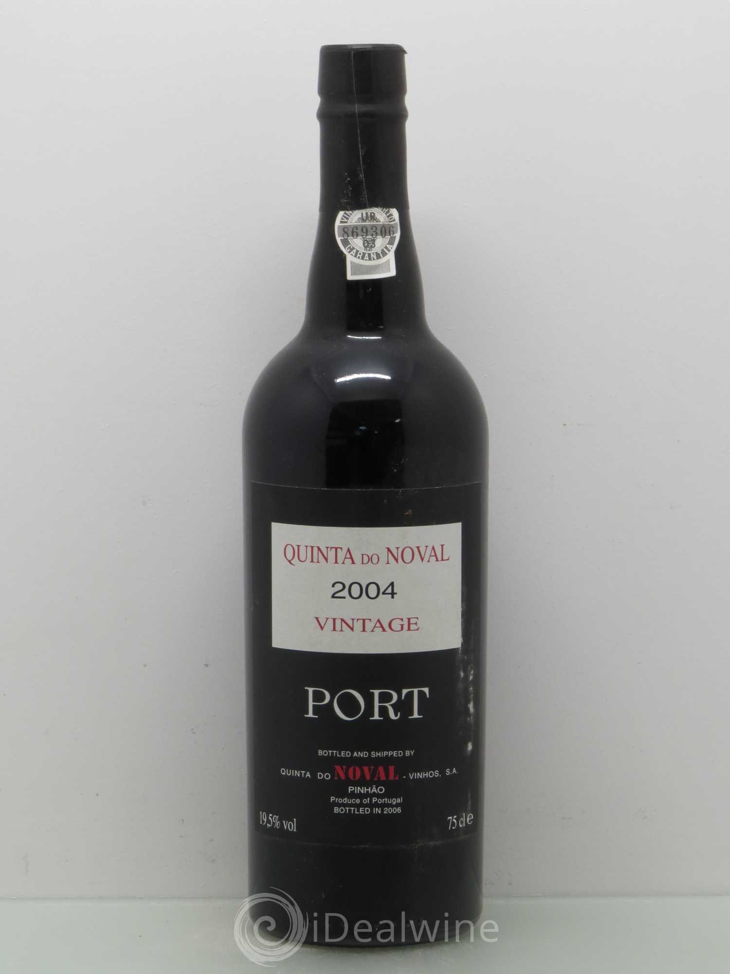 Porto Quinta Do Noval Vintage 2004 - Lot de 1 bouteille - 0