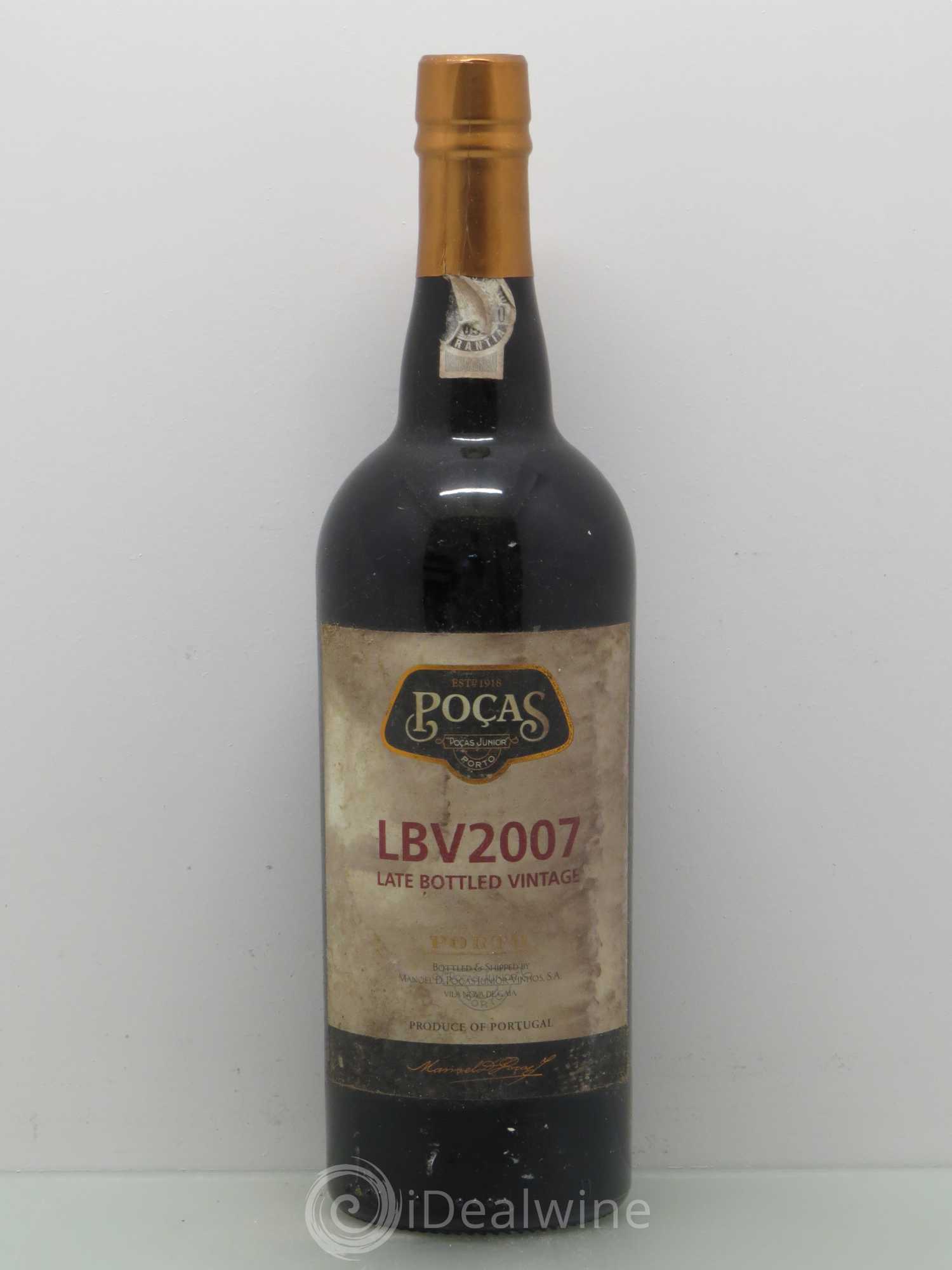 Porto Poças LBV 2007 - Posten von 1 Flasche - 0