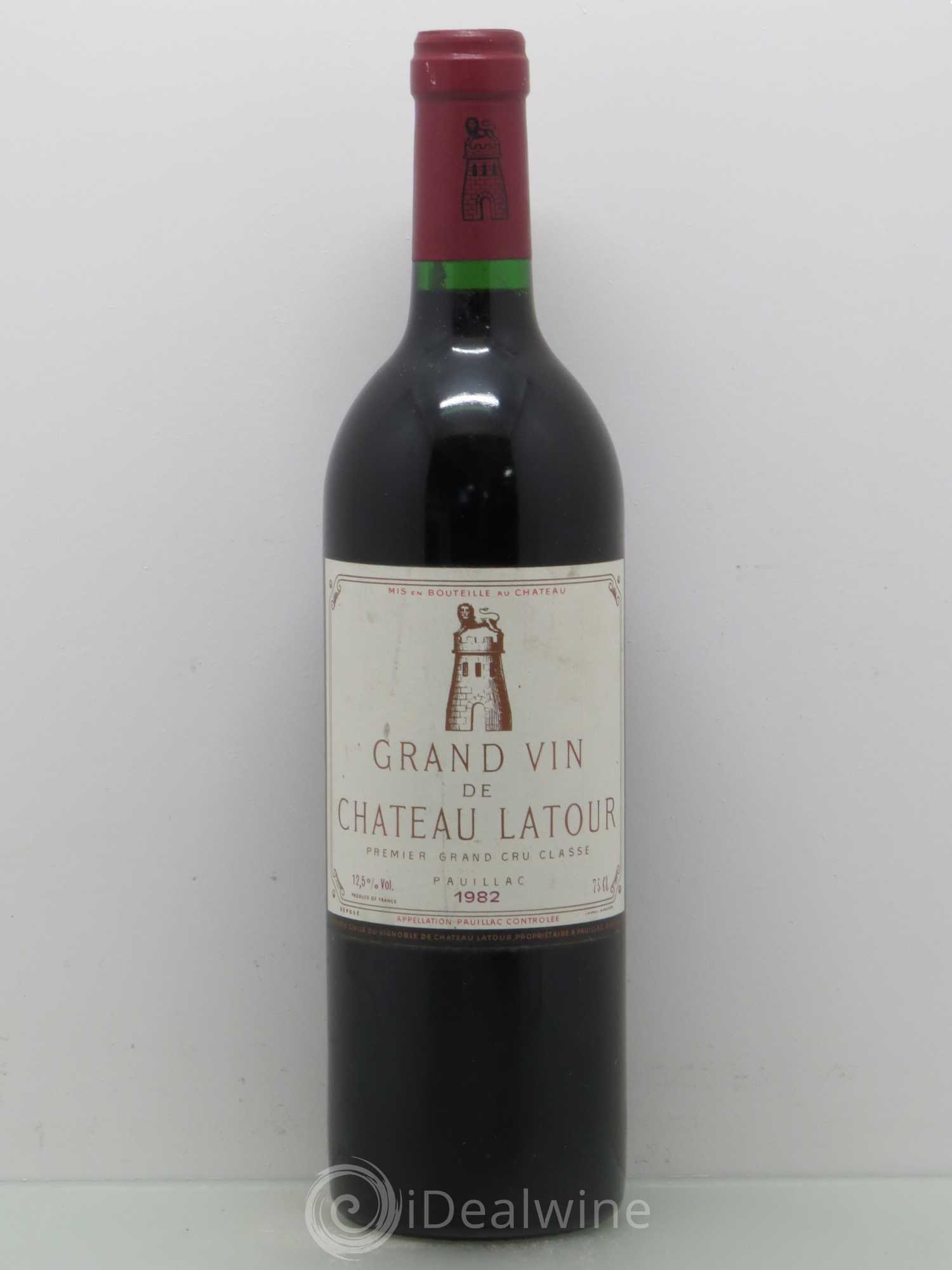 Château Latour 1er Grand Cru Classé 1982 - Lot de 1 bouteille - 0
