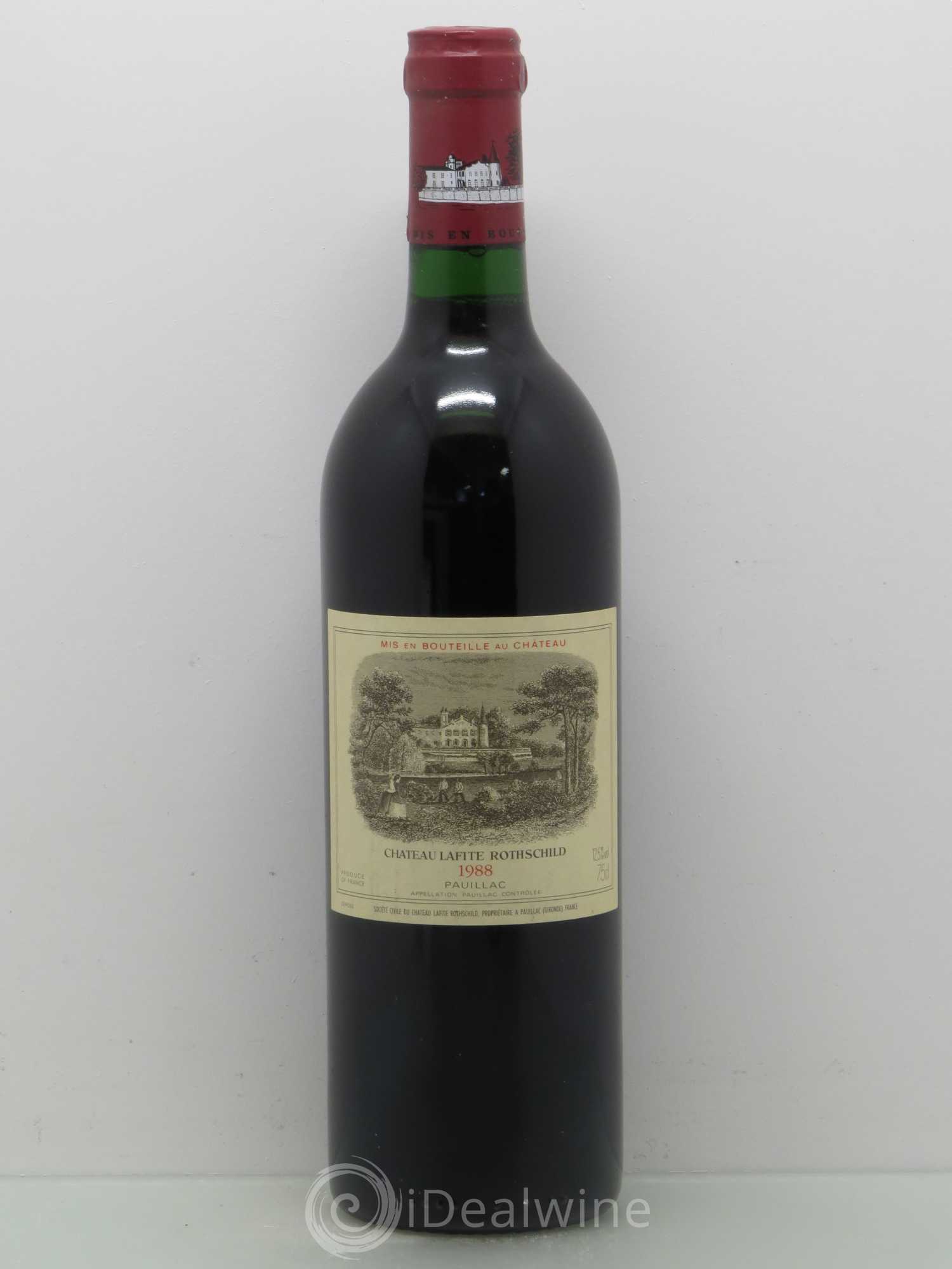 Château Lafite Rothschild 1er Grand Cru Classé 1988 - Lot de 1 bouteille - 0