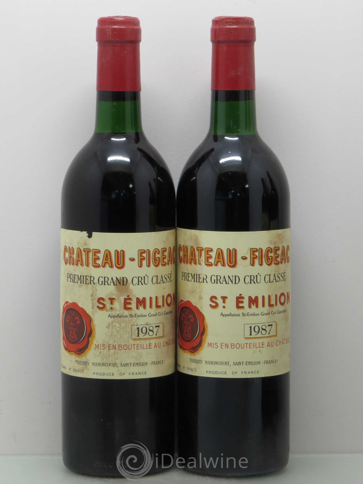 Château Figeac 1er Grand Cru Classé A 1987 - Lot de 10 bouteilles - 3