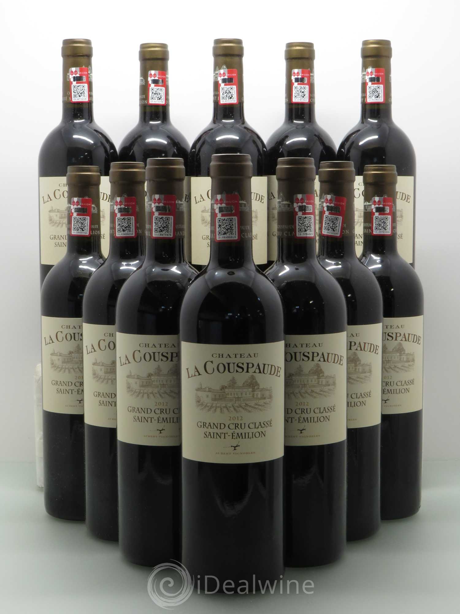 Château la Couspaude Grand Cru Classé 2012 - Lot de 12 bouteilles - 0