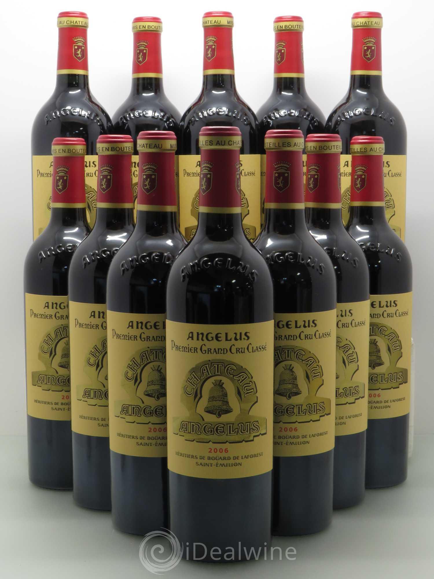 Château Angélus 1er Grand Cru Classé A 2006 - Lot de 12 bouteilles - 0