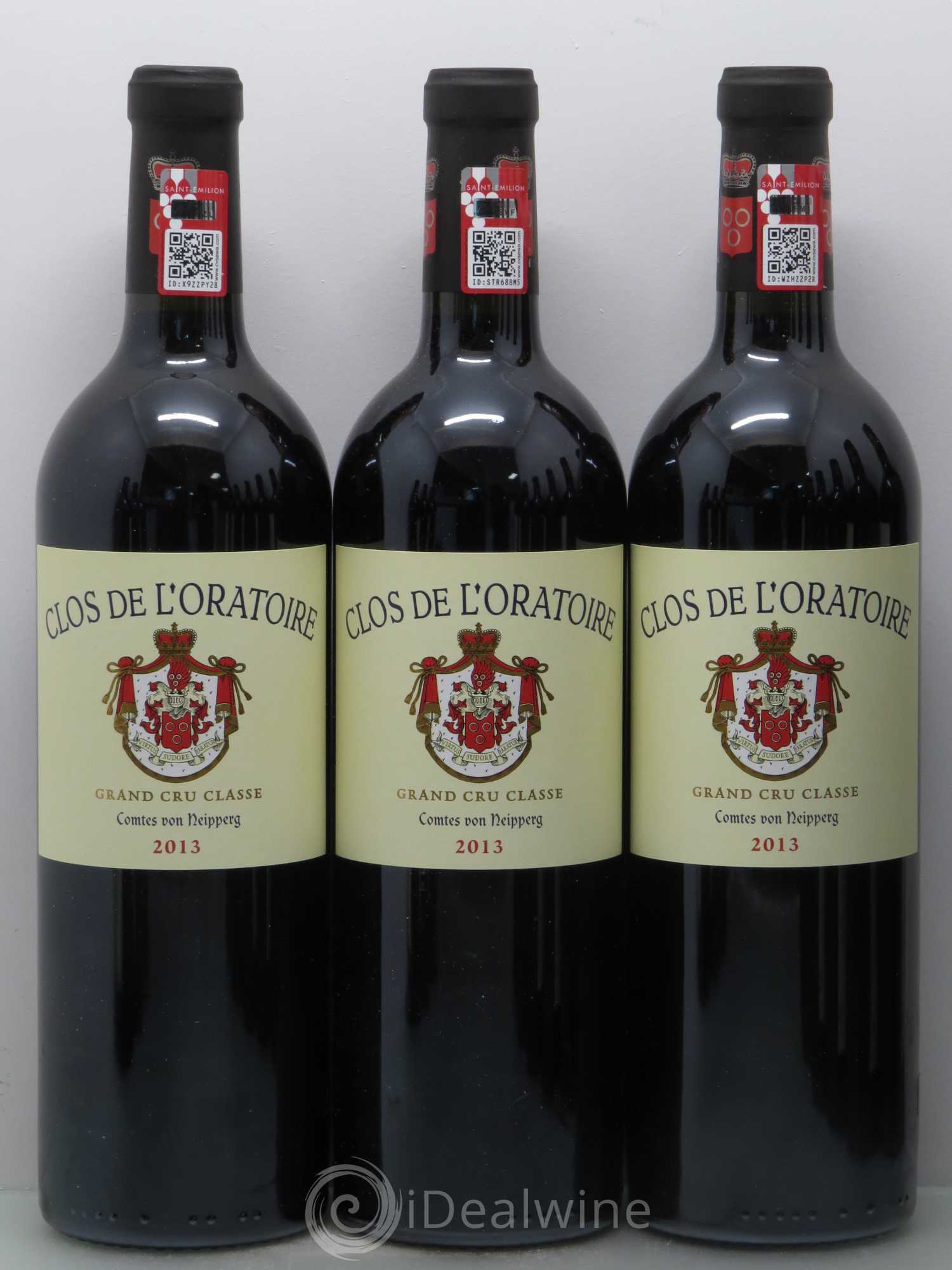 Clos de l'Oratoire Grand Cru Classé 2013 - Lot de 12 bouteilles - 1
