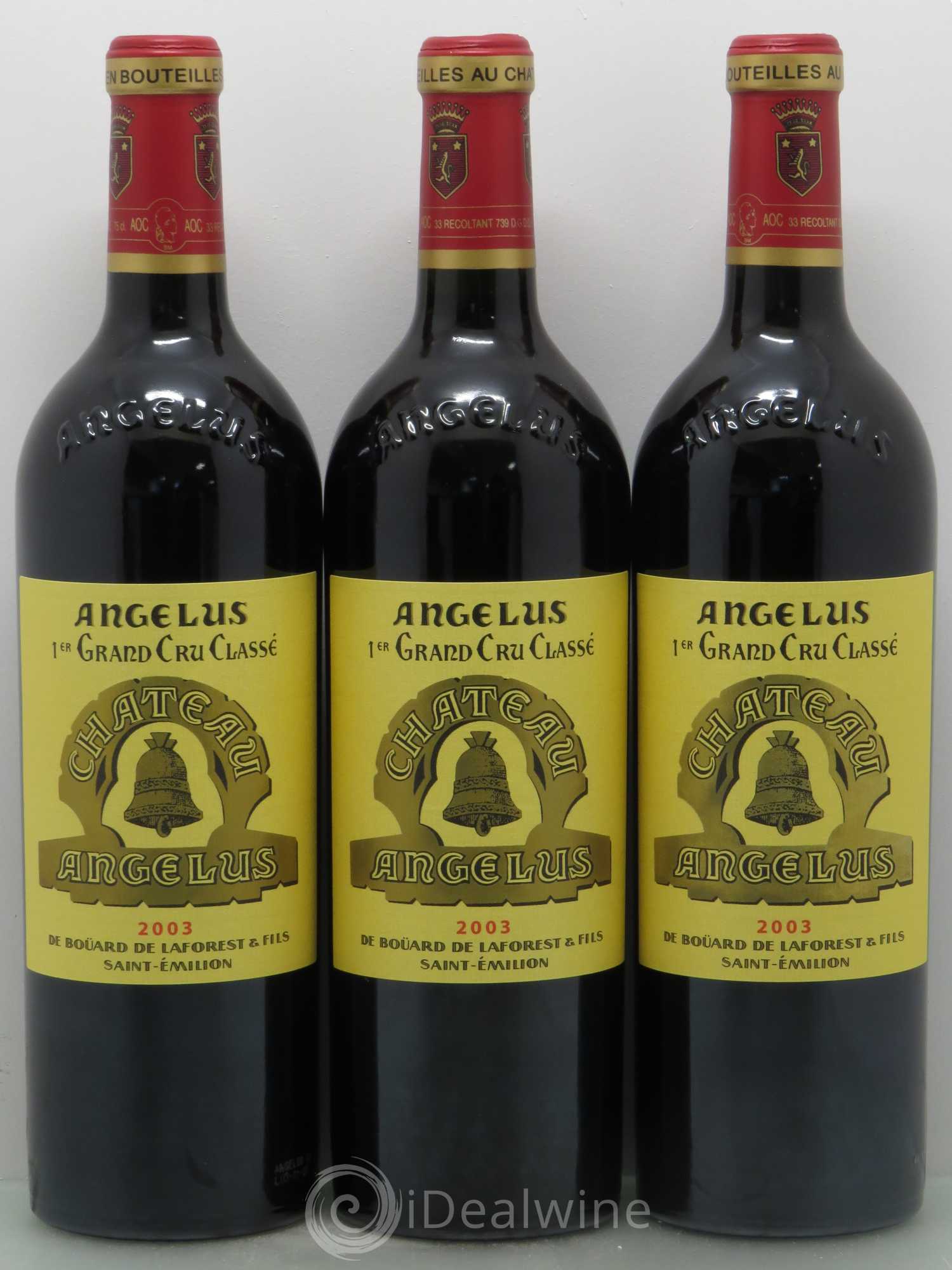 Château Angélus 1er Grand Cru Classé A 2003 - Lot de 12 bouteilles - 4